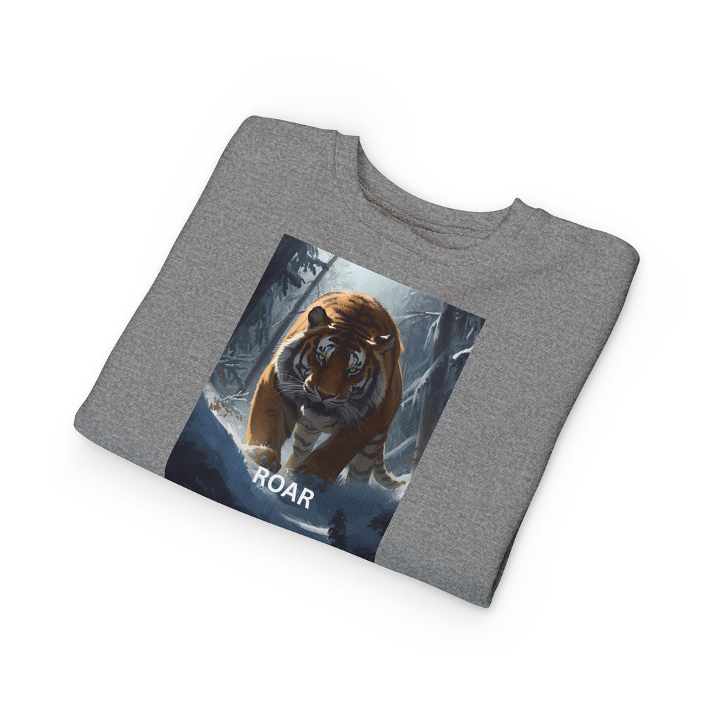 Tiger Roar Snow Toddler Sweatshirt