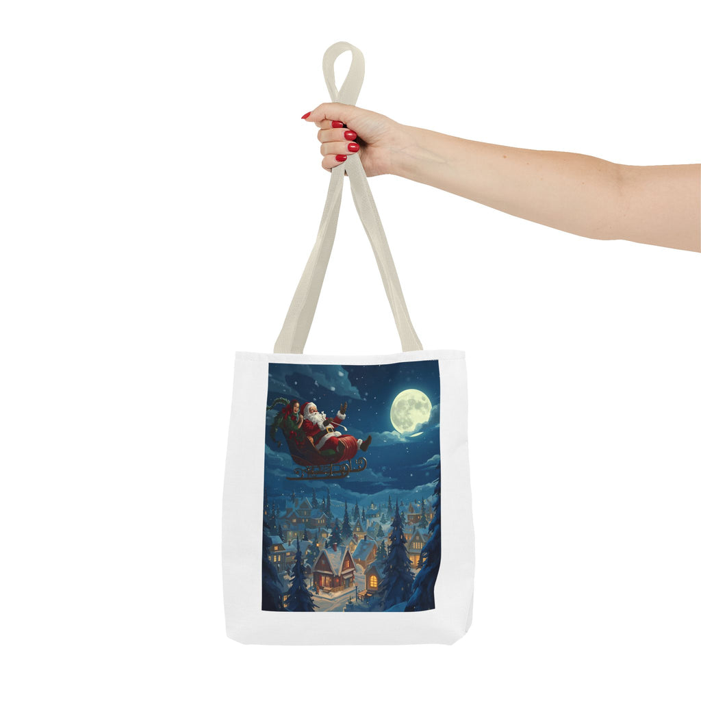 Christmas Santa Sleigh Tote Bag (AOP)
