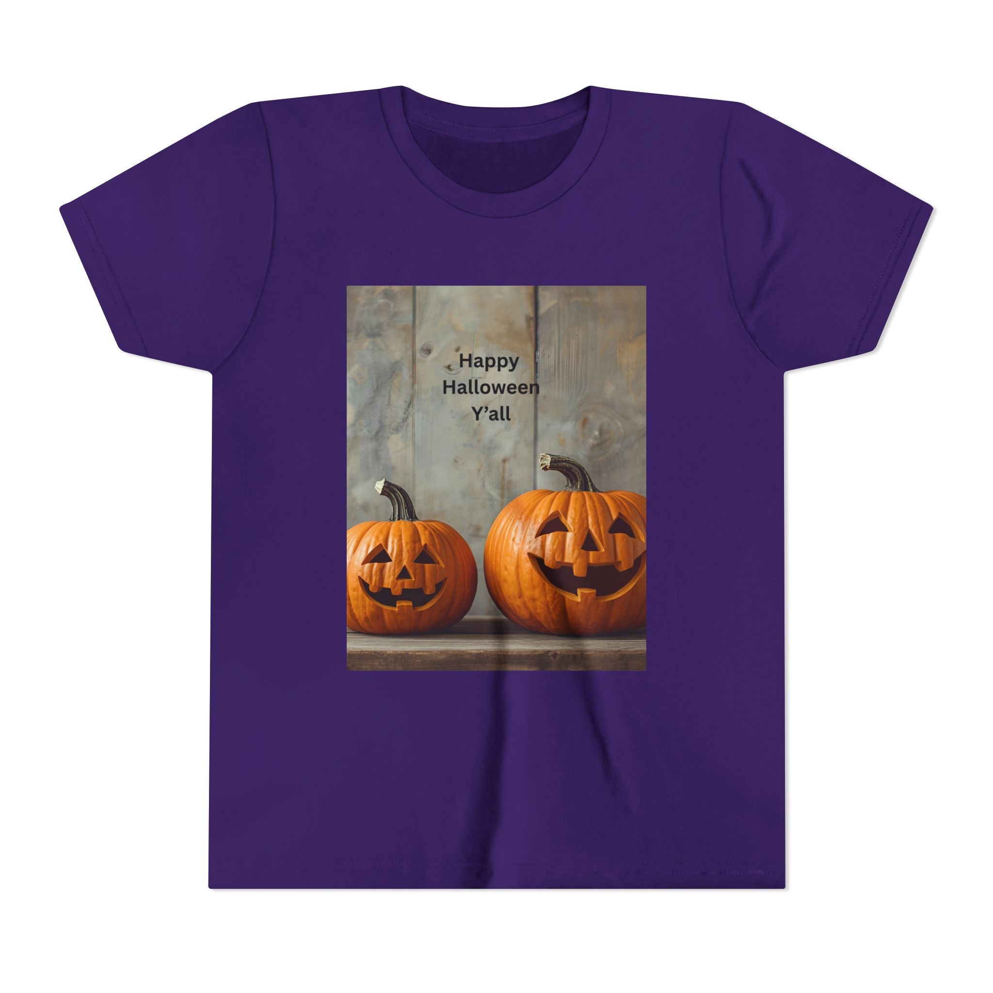 Halloween Pumpkin Youth Tee, Spooky Kids Shirt, Pumpkin Graphic Tee, Fall Celebration Gift, Trick or Treat Outfit