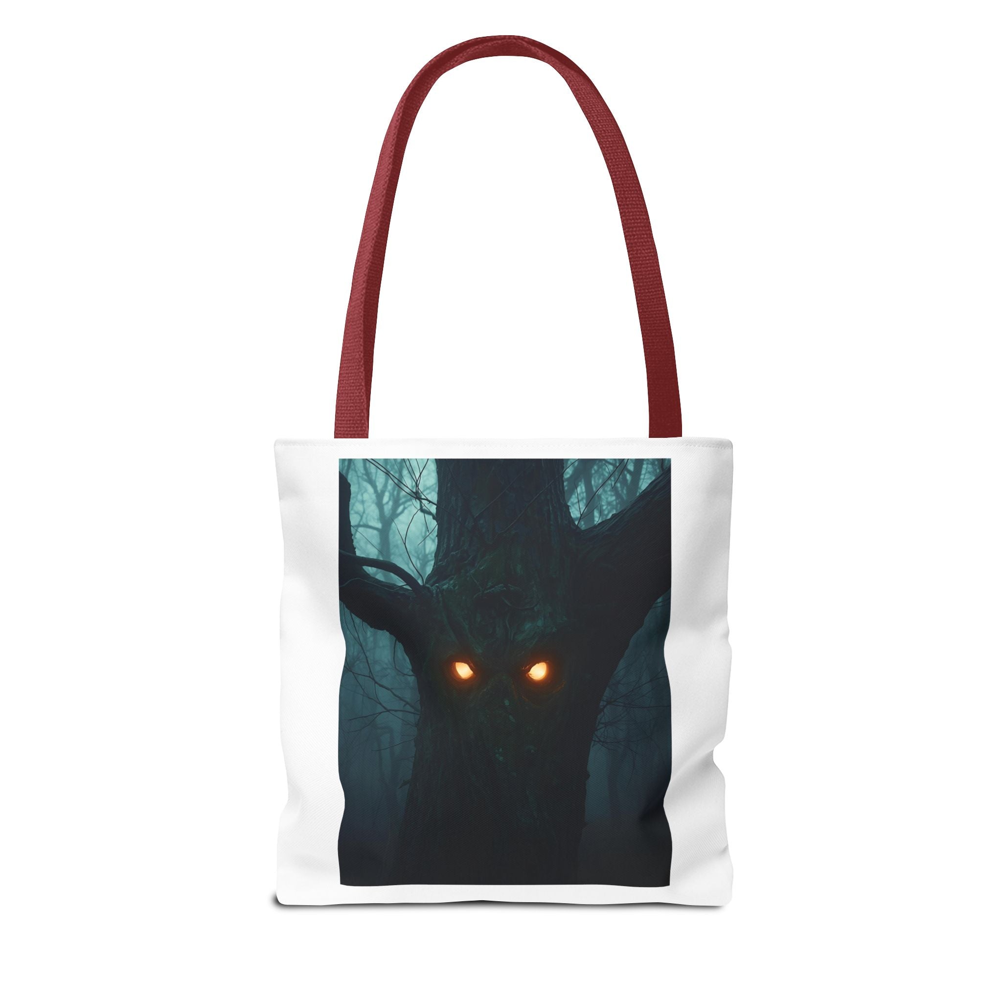 Mysterious Forest Spirit Tote Bag, Magical Tote, Halloween Bag, Eco-Friendly Shopping Bag, Gift for Nature Lovers, Unique Design