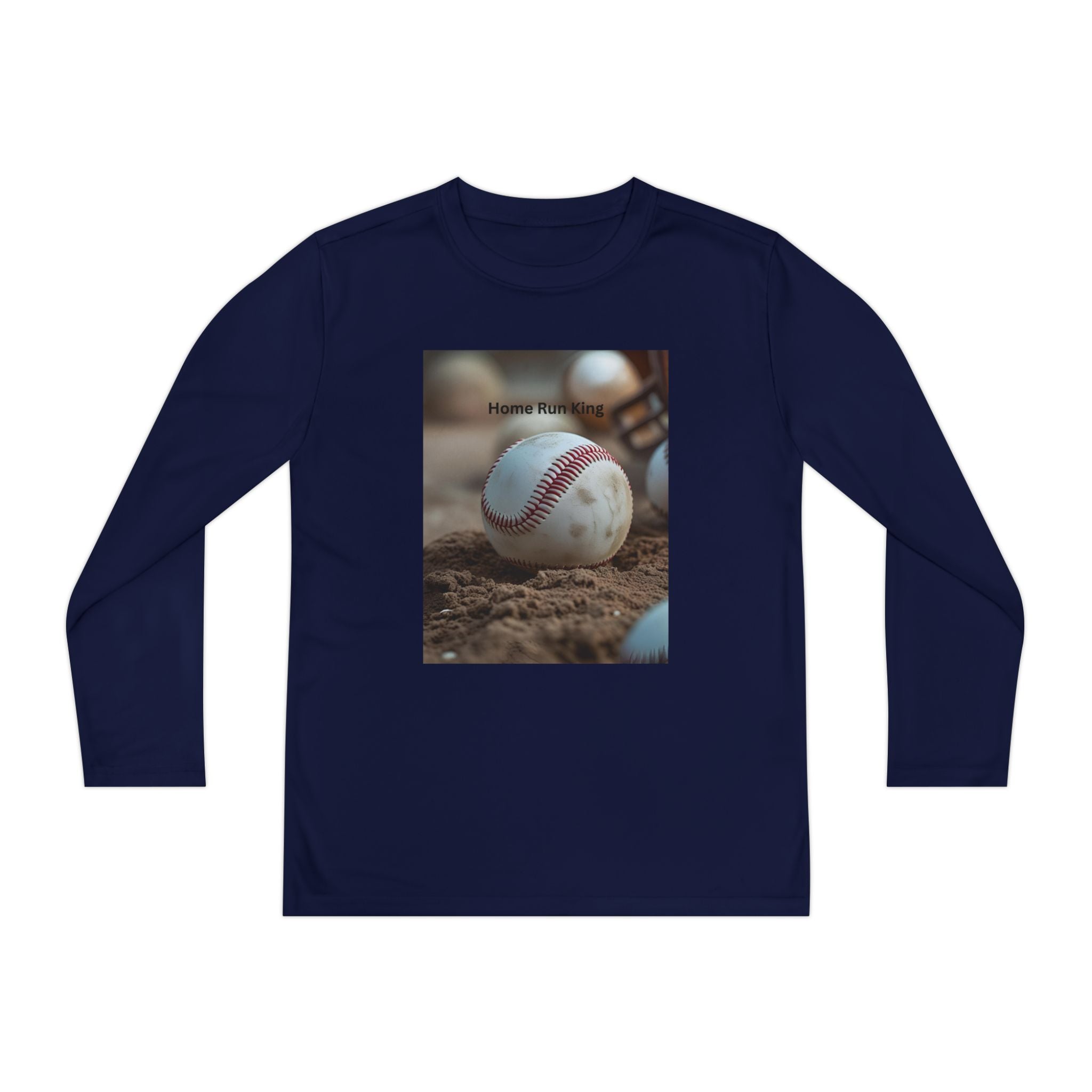 Baseball Youth Long Sleeve Shirt, Kids Sports Tee, Team Fundraiser, Athletic Wear, Birthday Gift, Gifts for Young Players