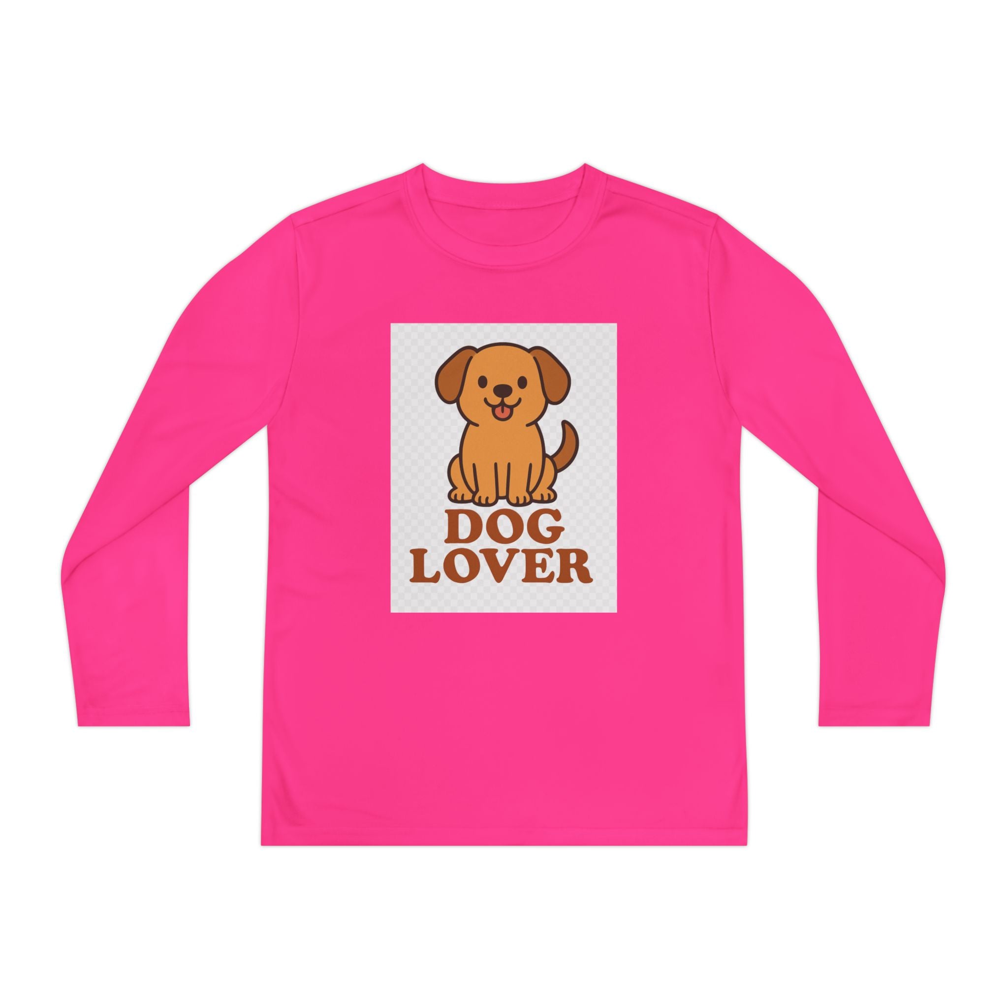 Dog Lover Youth Long Sleeve Competitor Tee