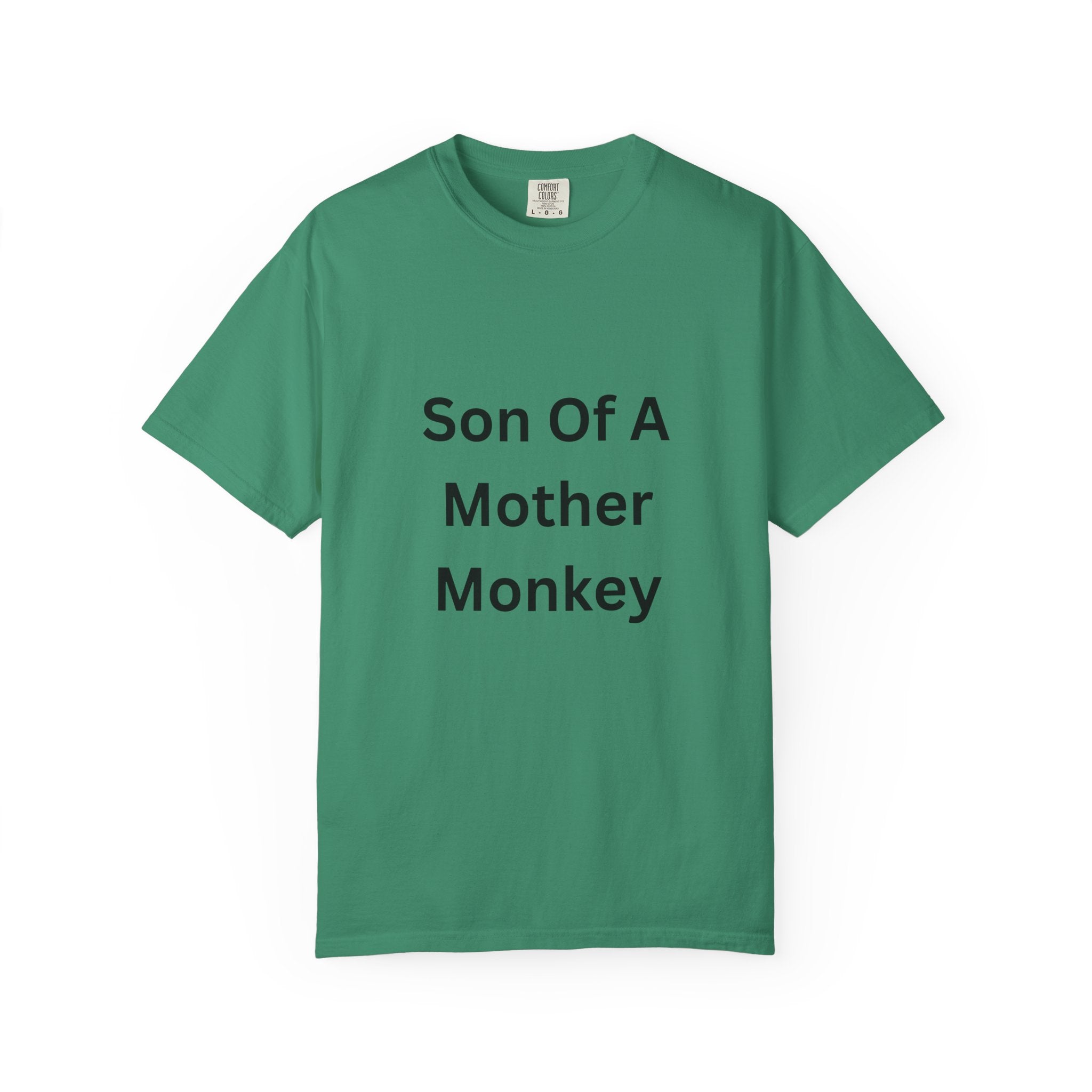 Unisex Humor T-shirt - "Son Of A Mother Monkey" - Funny Gift for Moms, Casual Wear, Birthday Gift, Eco-Friendly Tee, Unique Gift Idea