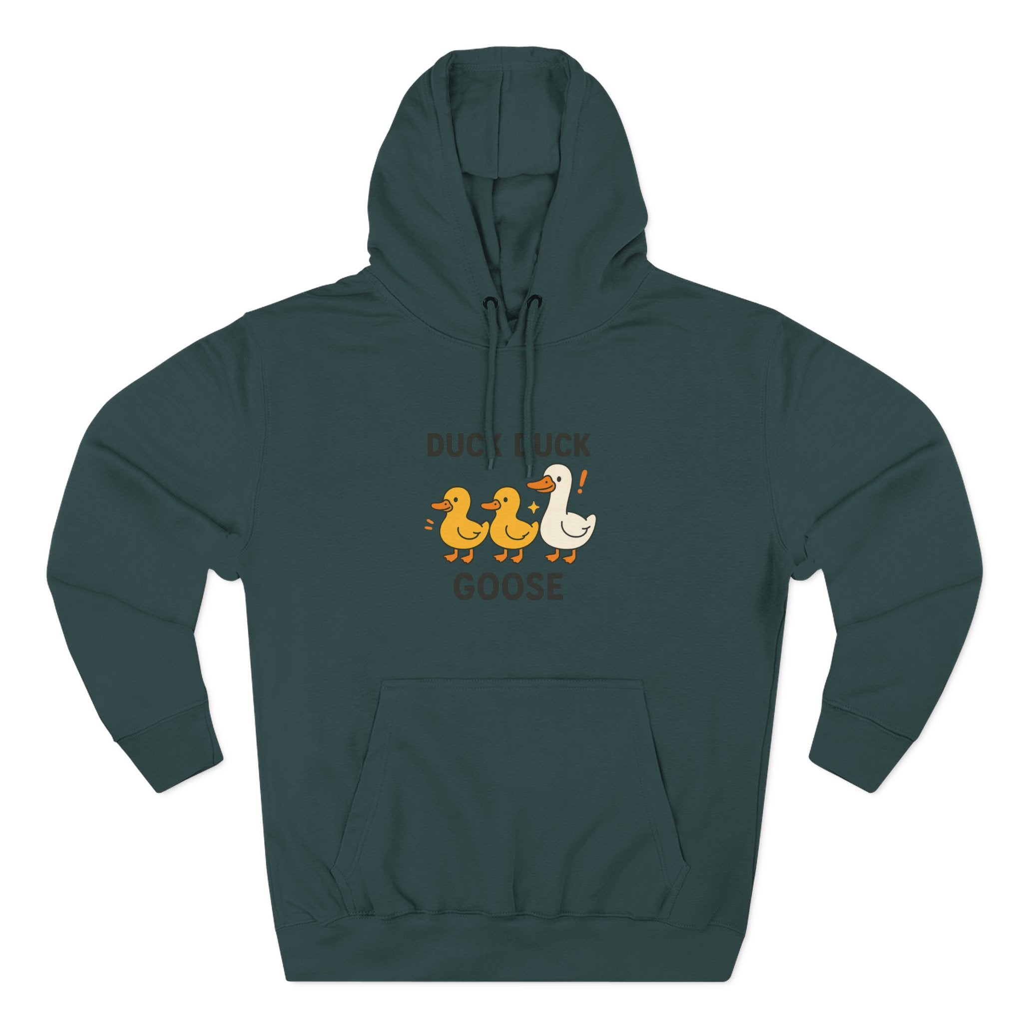 Cute Duck Duck Goose Hoodie, Funny Fleece Sweatshirt, Gift for Kids and Adults, Perfect for Fall and Casual Wear