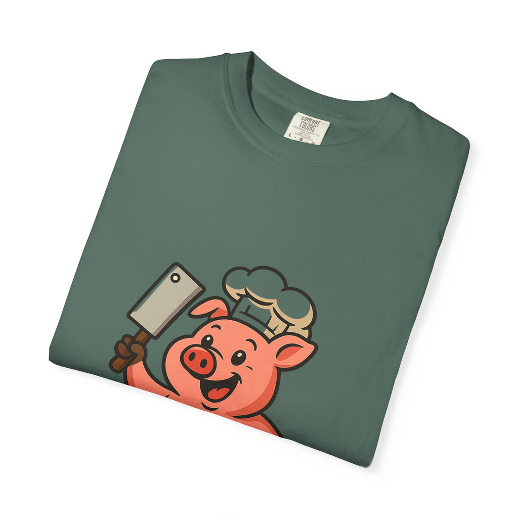 Funny Chef Pig T-shirt, Humorous Cooking Shirt, Gift for Food Lovers, BBQ Master Tee, Fun Kitchen Apparel