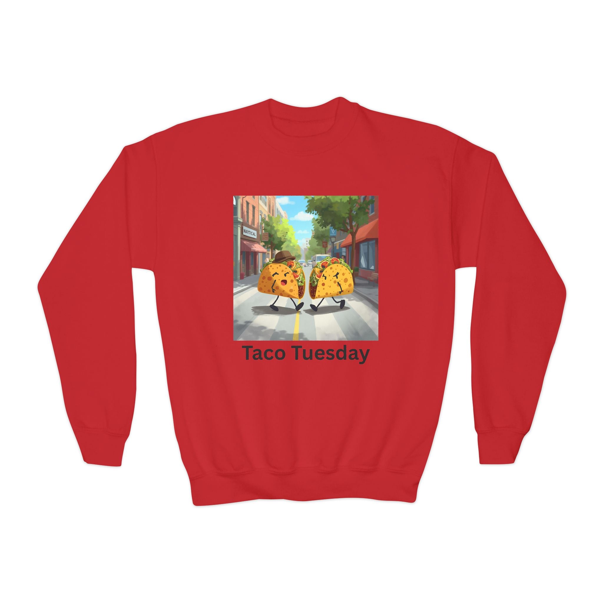 Taco Tuesday Youth Crewneck Sweatshirt