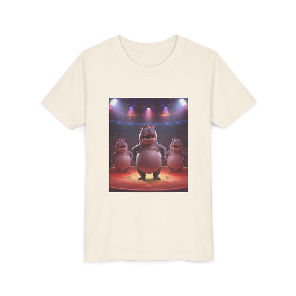 Hippo Funny Youth Short Sleeve Tee