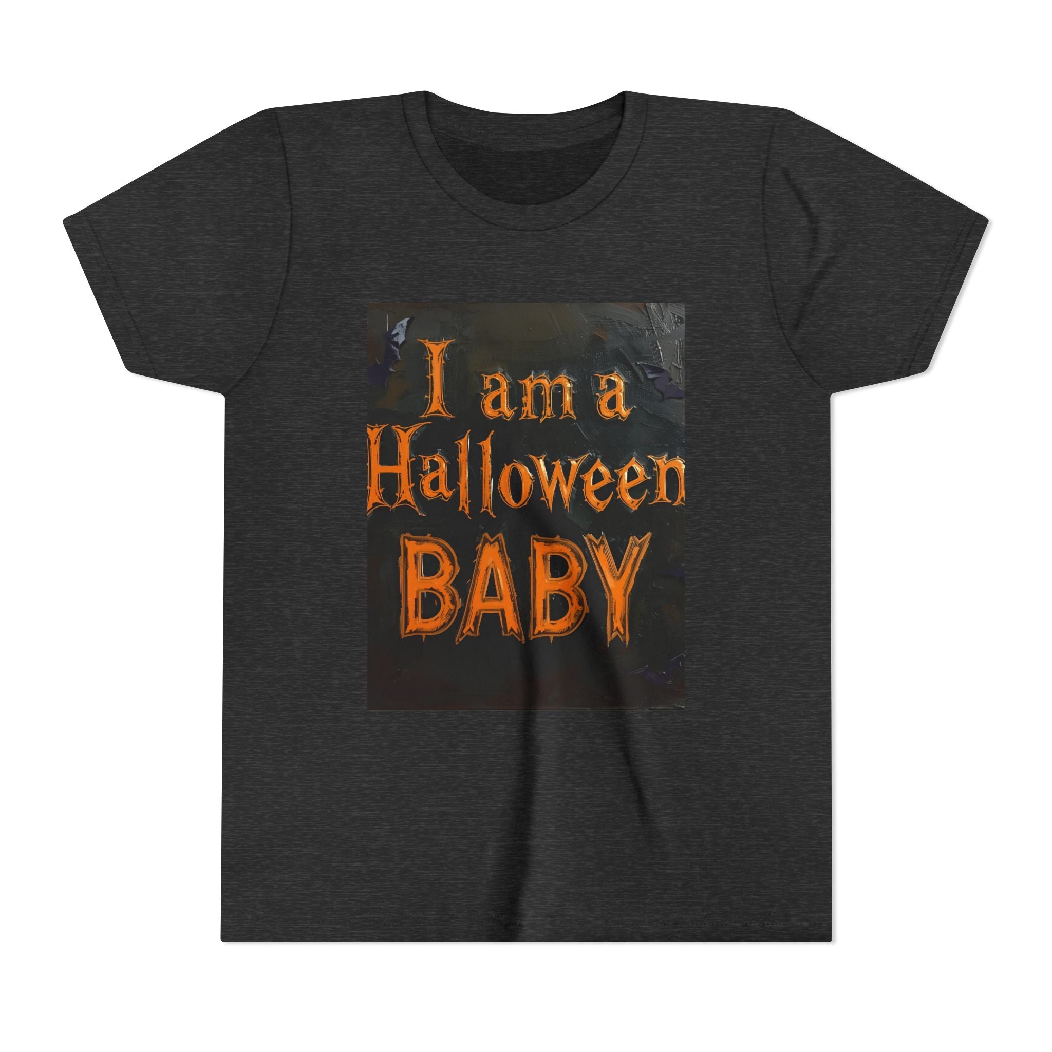 I Am A Halloween Baby Youth Short Sleeve Tee