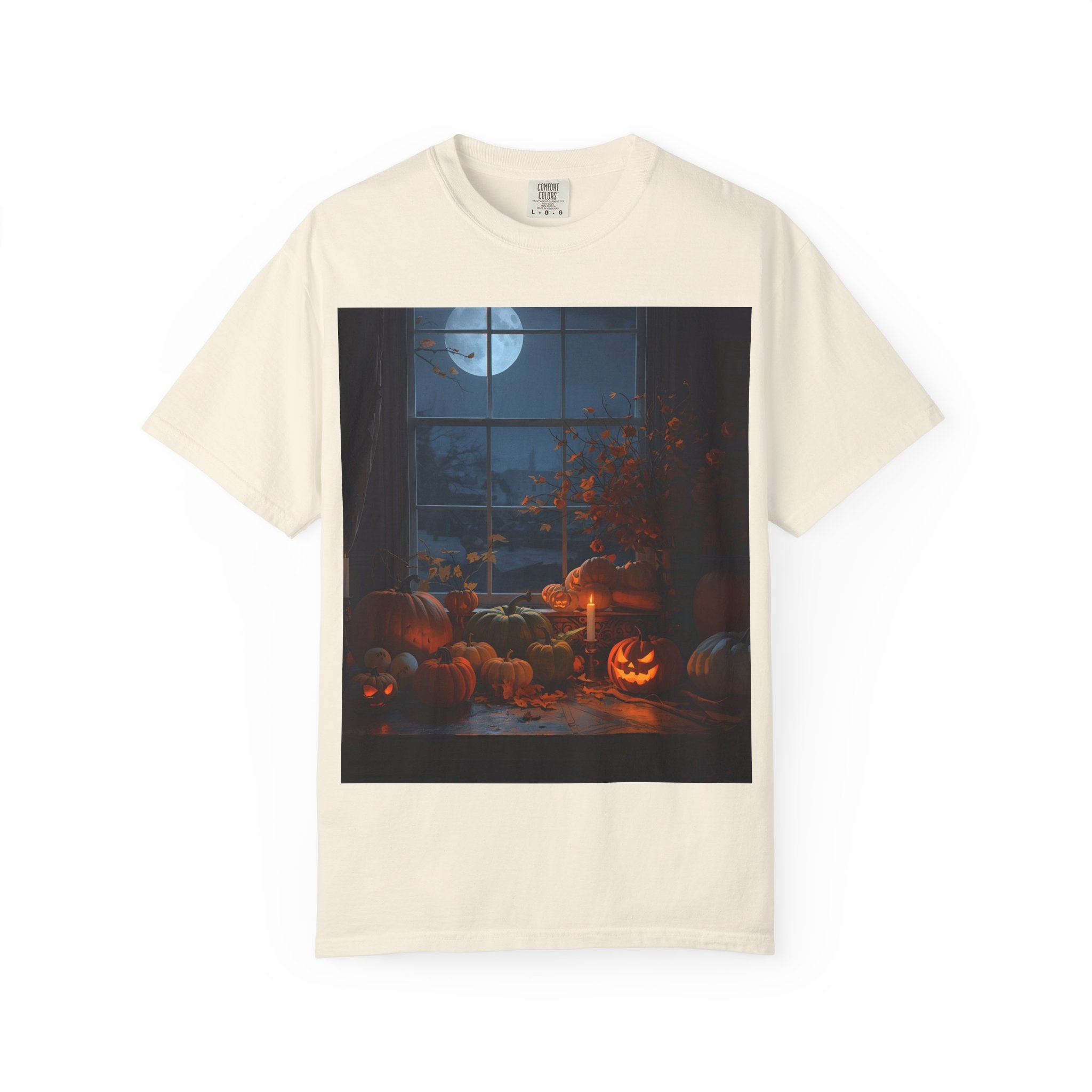 Spooky Autumn Pumpkin Vibes Halloween T-Shirt, Casual Fall Tee, Unisex Graphic Shirt, Pumpkin Lover Gift, Cozy Seasonal Apparel