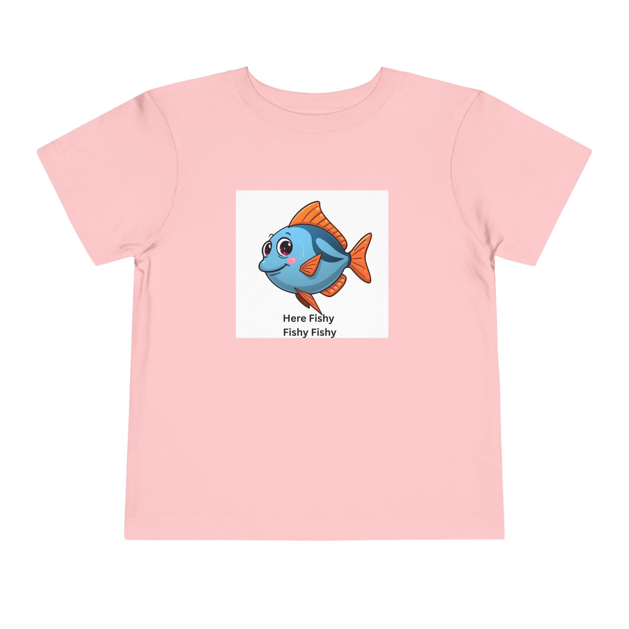 Here Fishy Fishy Fishy Toddler Short Sleeve Tee