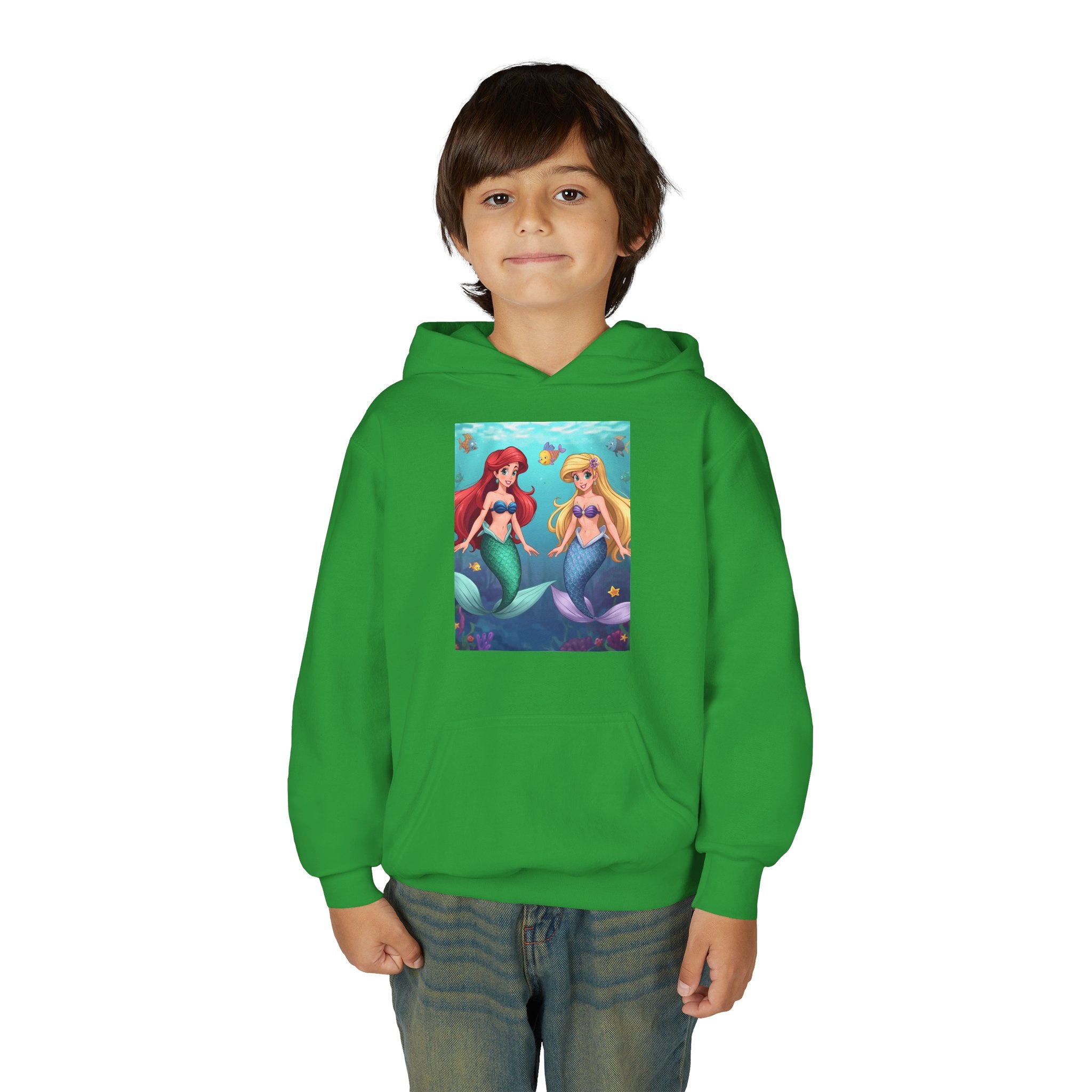 Mermaid Youth Heavy Blend Hooded Sweatshirt