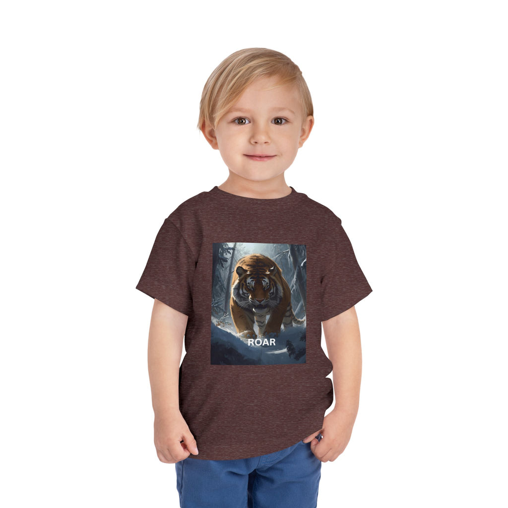 Tiger Roar Snow Toddler Short Sleeve Tee
