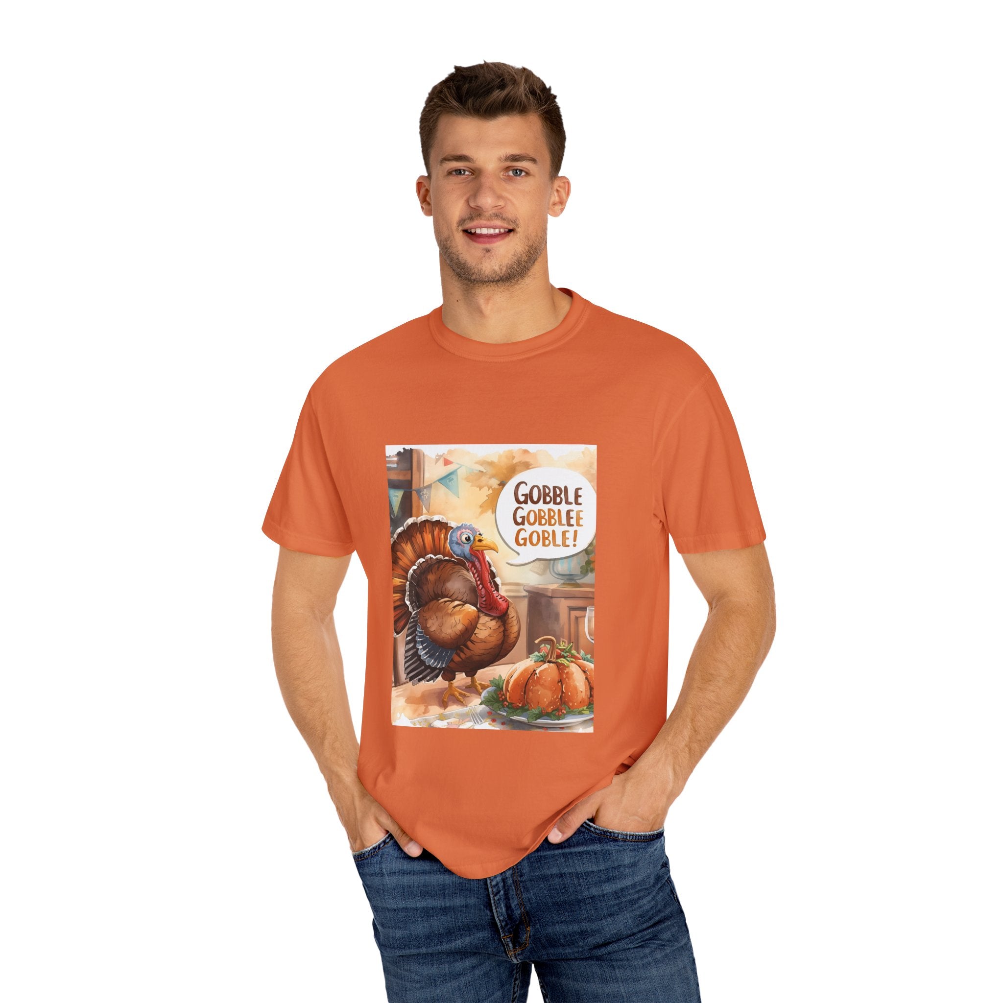 Thanksgiving Turkey T-Shirt | Gobble Gobble Graphic Tee | Fall Apparel, Holiday Gift, Casual Wear, Unisex Style, Autumn Collection