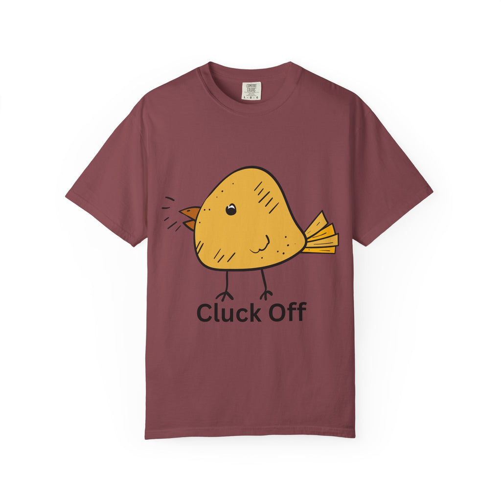 Cluck Off Funny Bird Graphic Tee, Unisex T-Shirt, Gift for Bird Lovers, Casual Wear, Quirky Humor Shirt, Unique Gift Idea