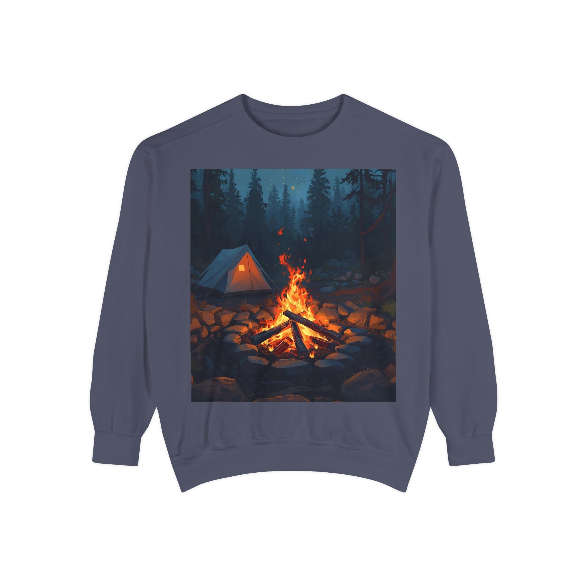Cozy Campfire Unisex Garment-Dyed Sweatshirt