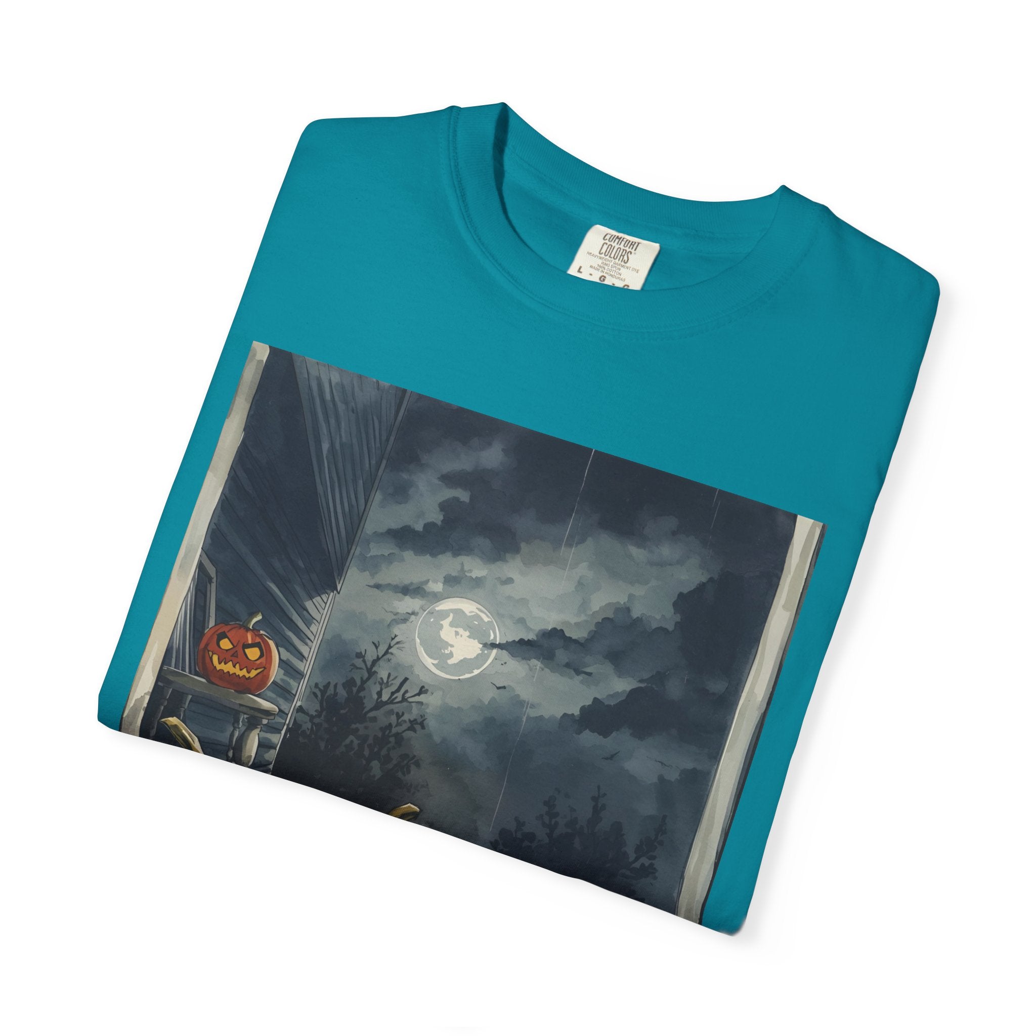 Spooky Pumpkin Night T-Shirt | Halloween Tee, Unisex Shirt, Fall Apparel, Trick or Treat Outfit, Casual Halloween Style