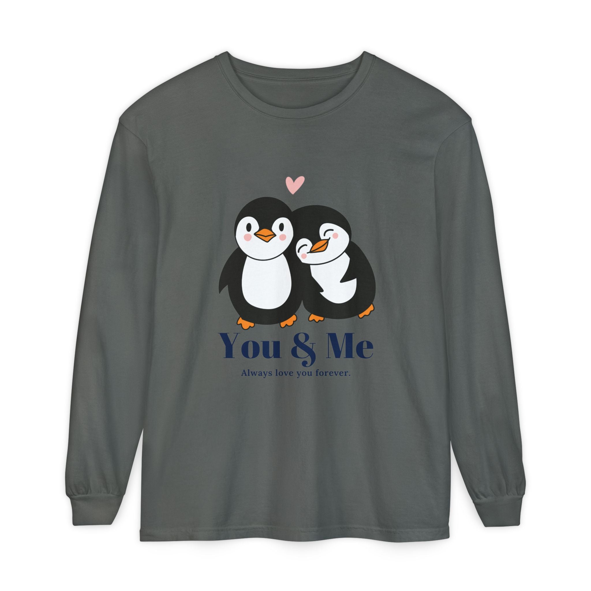 Adorable Penguin Love Long Sleeve T-Shirt | Cute Couples Gift, Valentine's Day Apparel, Matching Tees, Cozy Date Night Wear, [...]