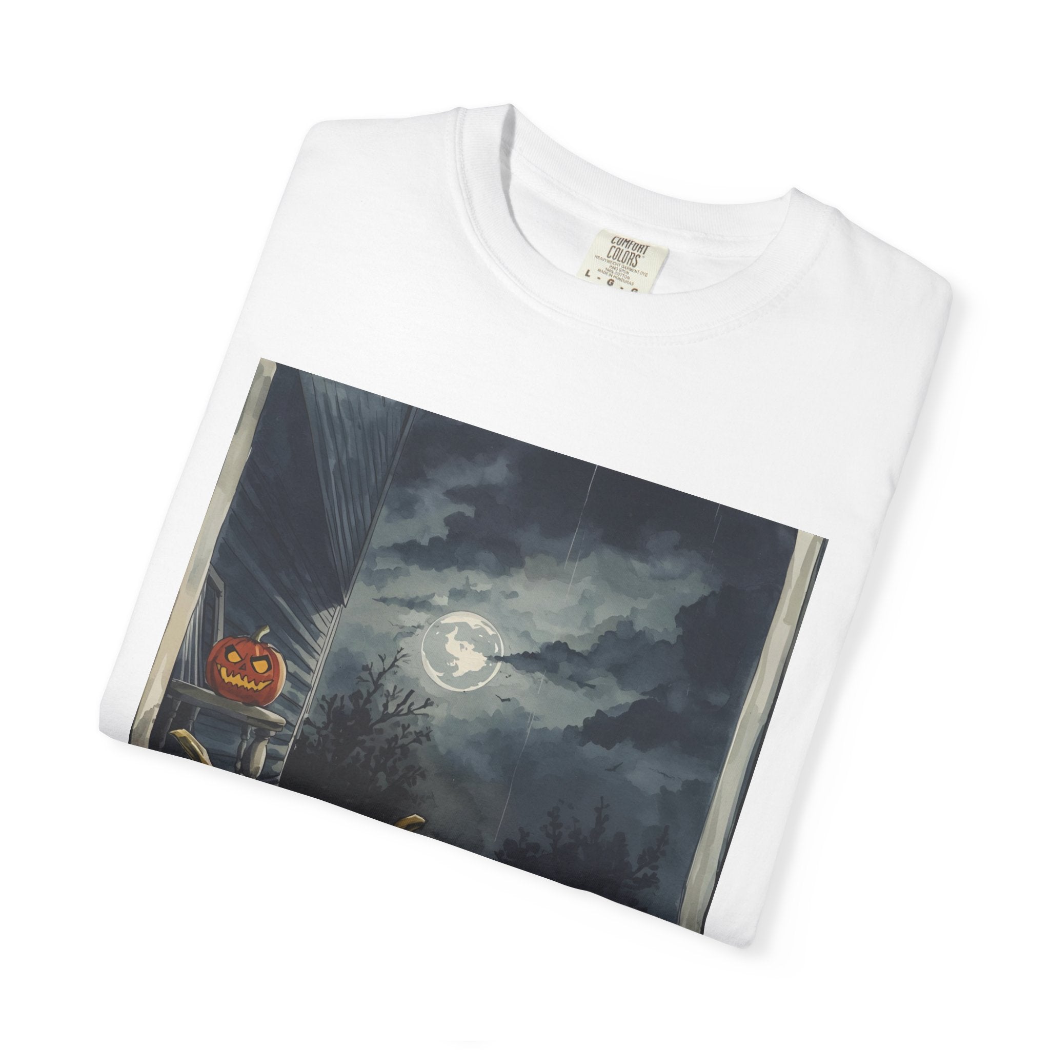Halloween Pumpkin Spooky Unisex Garment-Dyed T-shirt