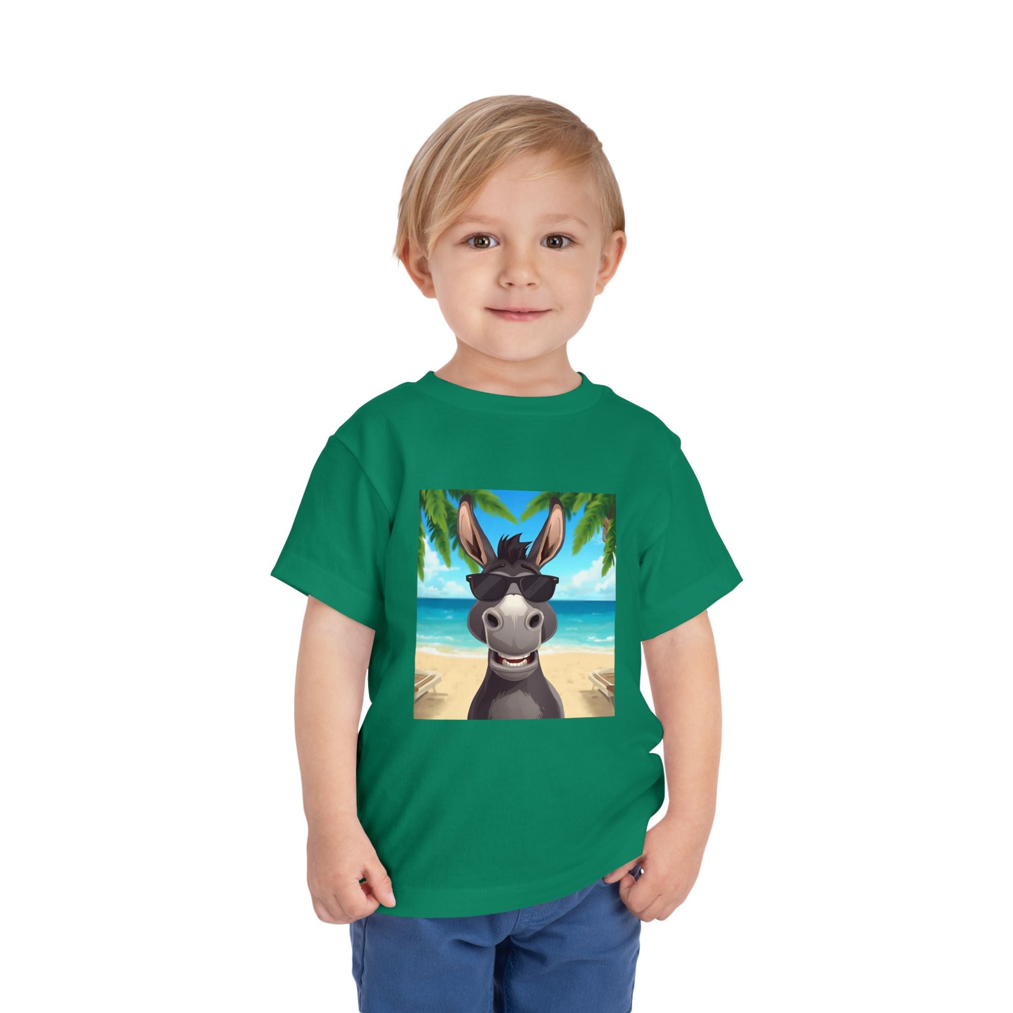 Donkey Beach Vibe Toddler Short Sleeve Tee