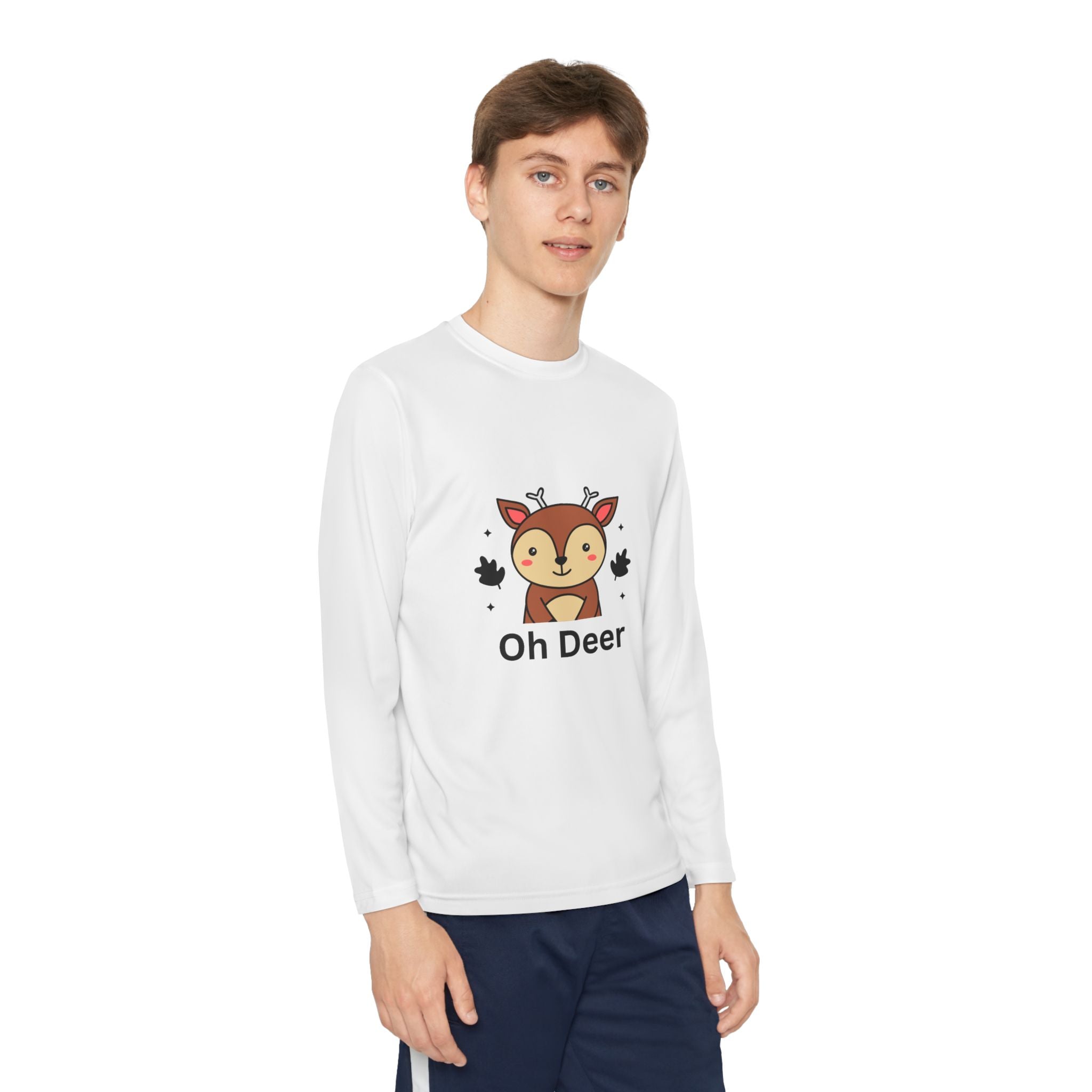 Oh Deer Youth Long Sleeve Competitor Tee