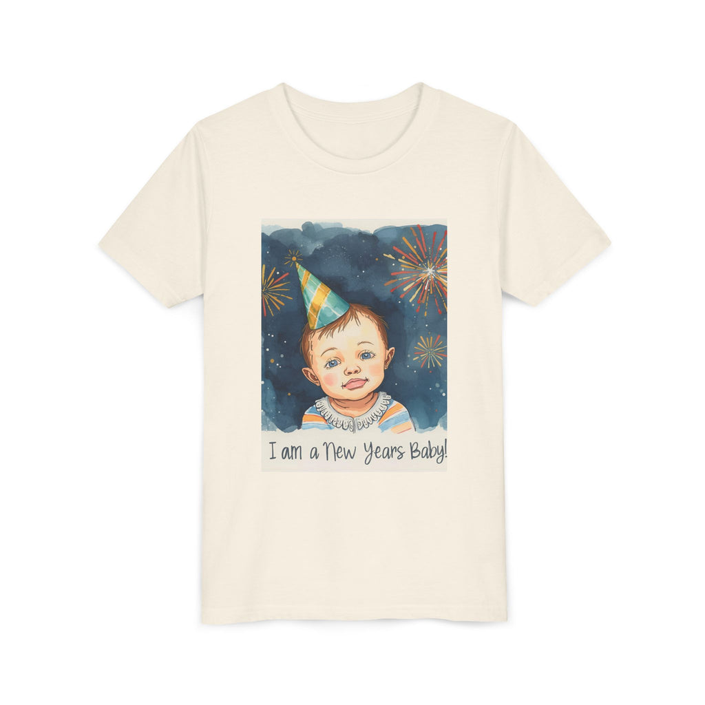 I Am A New Years Baby Youth Short Sleeve Tee