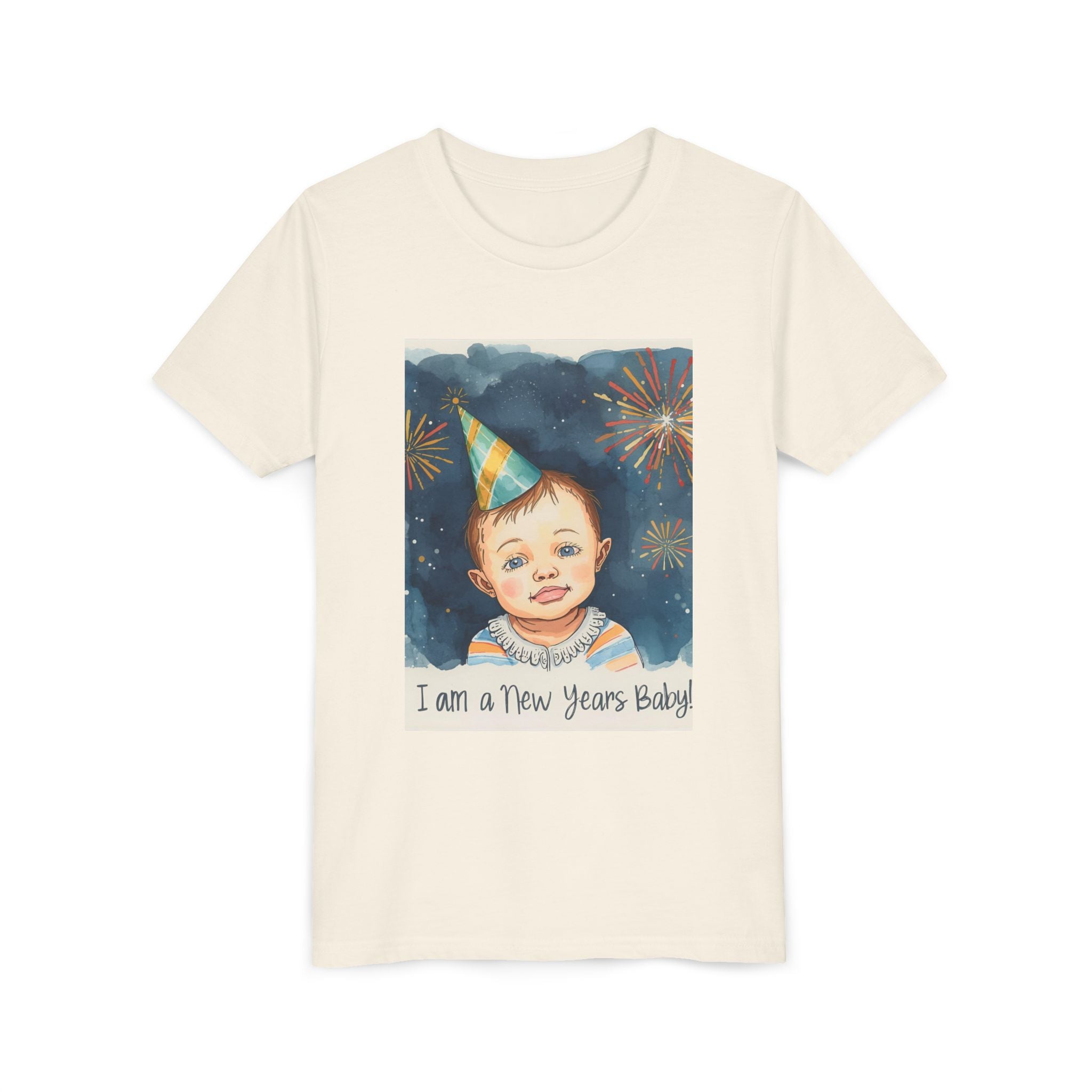 I Am A New Years Baby Youth Short Sleeve Tee
