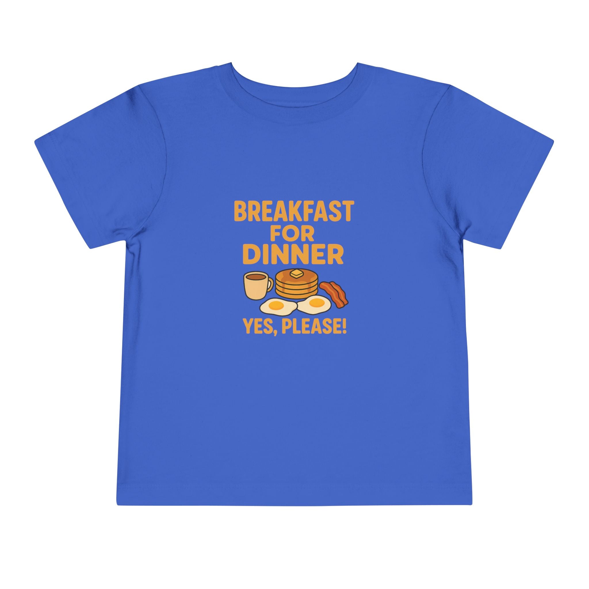Breakfast For Dinner Toddler Short Sleeve Tee