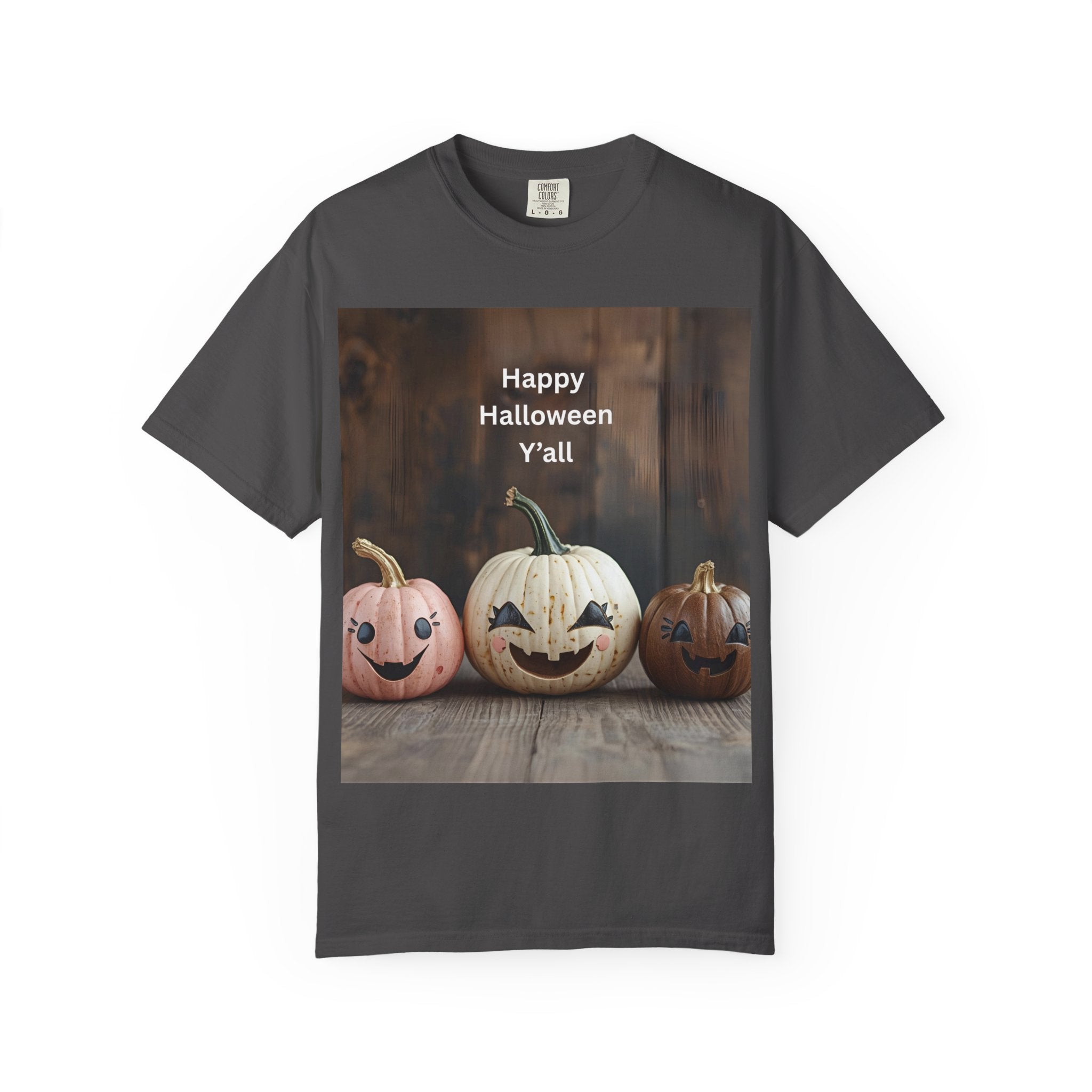 Happy Halloween Y'all T-shirt, Fall Pumpkin Tee, Unisex Halloween Apparel, Cute Halloween Gift, Autumn Wardrobe Essential