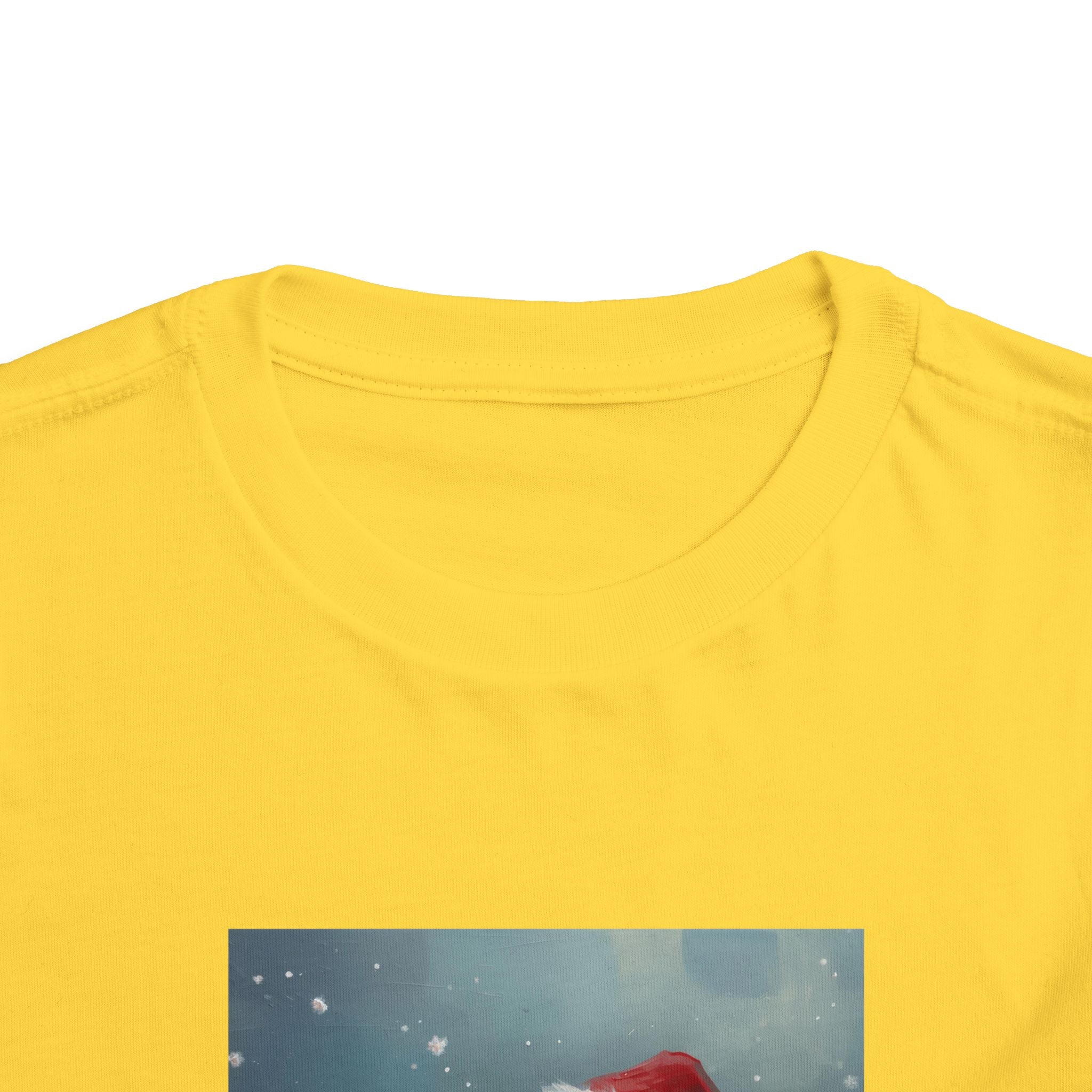 Cute Christmas Bear Toddler Short Sleeve Tee