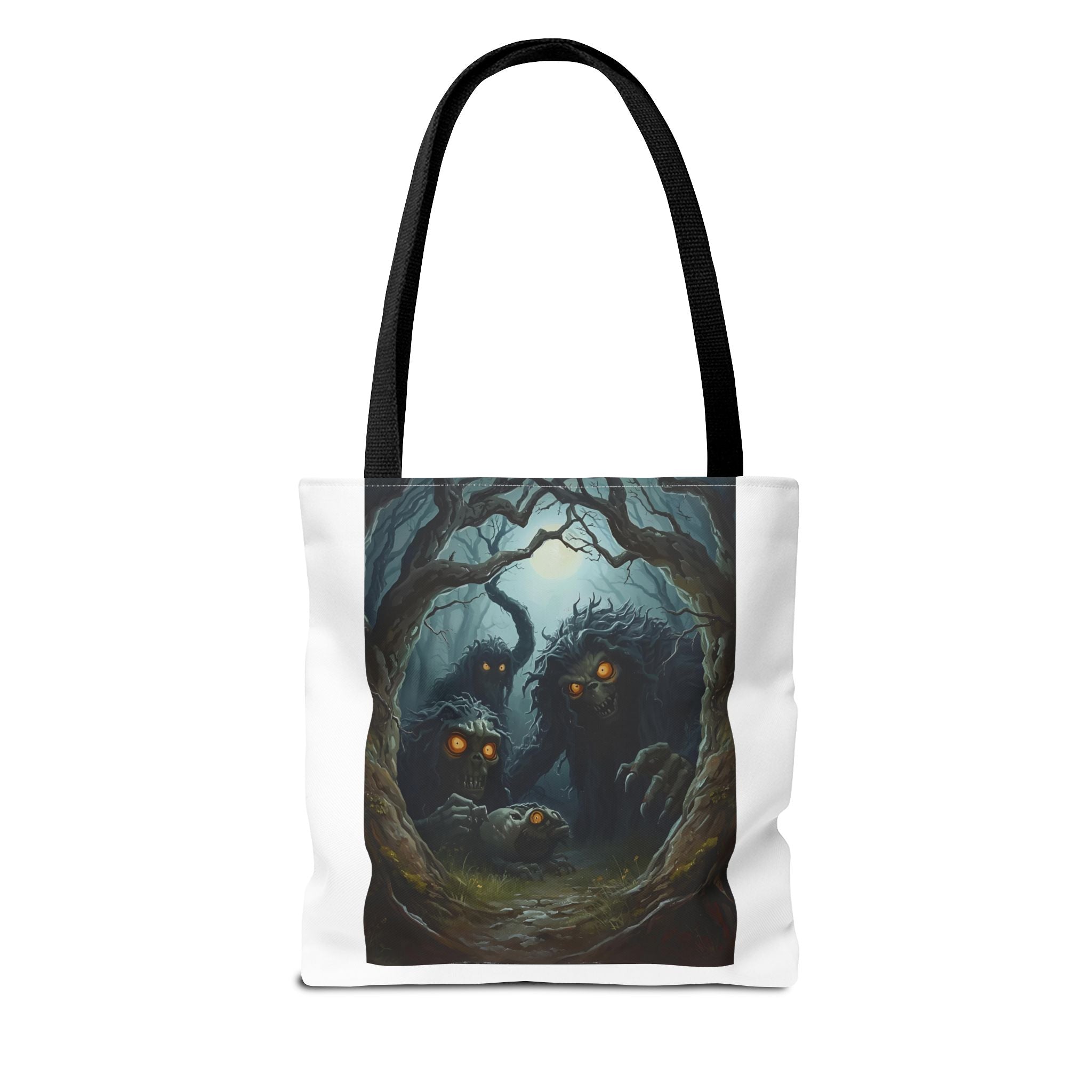 Spooky Forest Creatures Tote Bag (AOP)