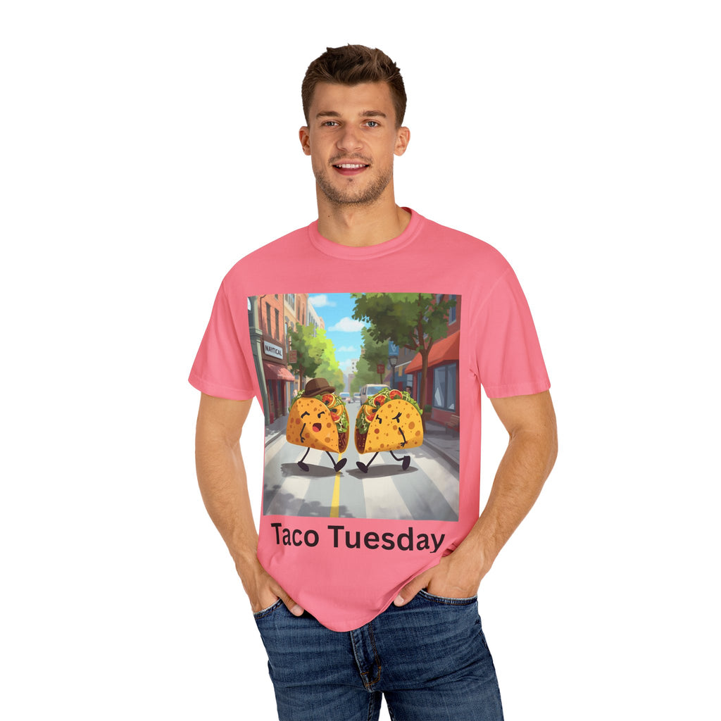 Taco Tuesday Unisex Garment-Dyed T-shirt