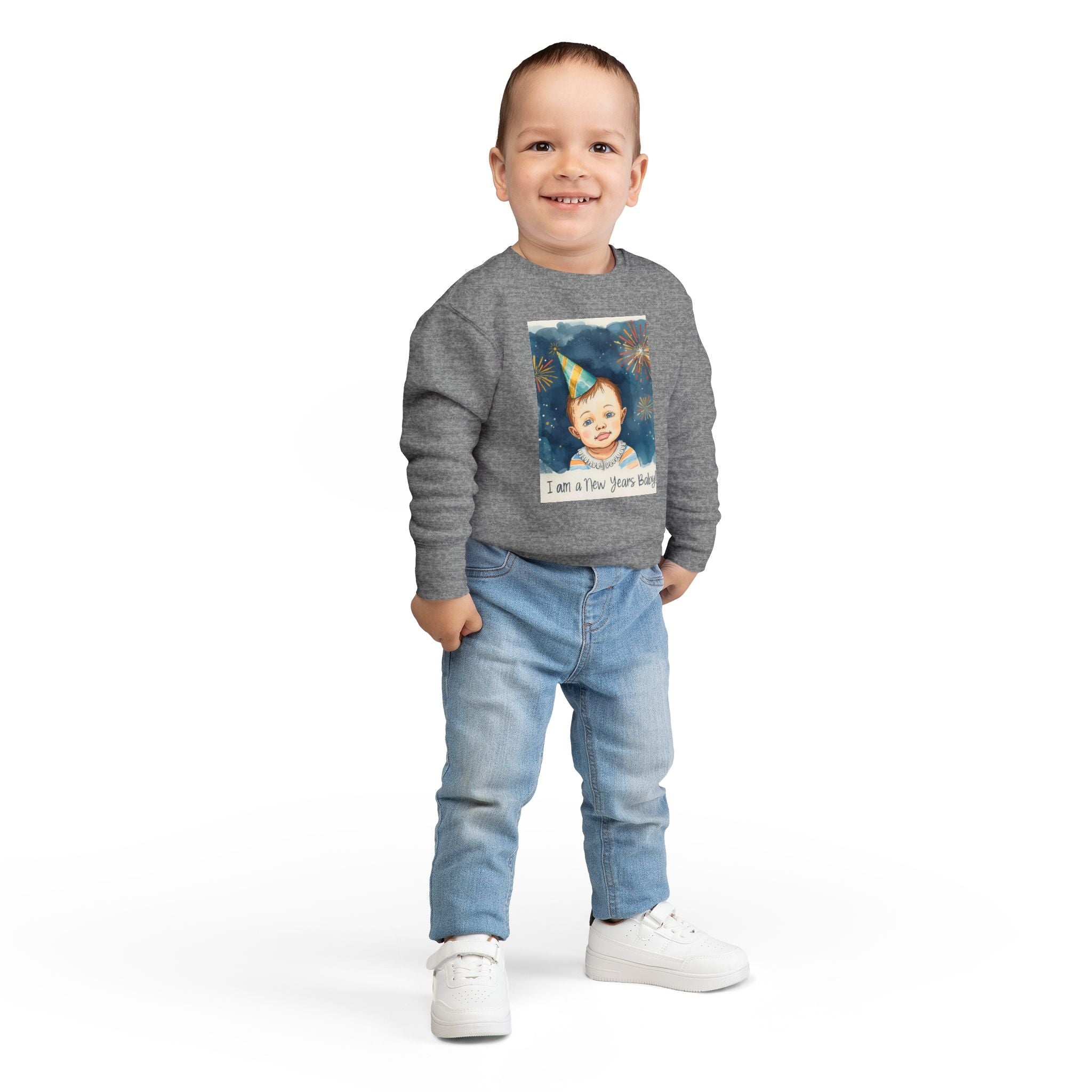 I Am A New Years Baby Toddler Sweatshirt