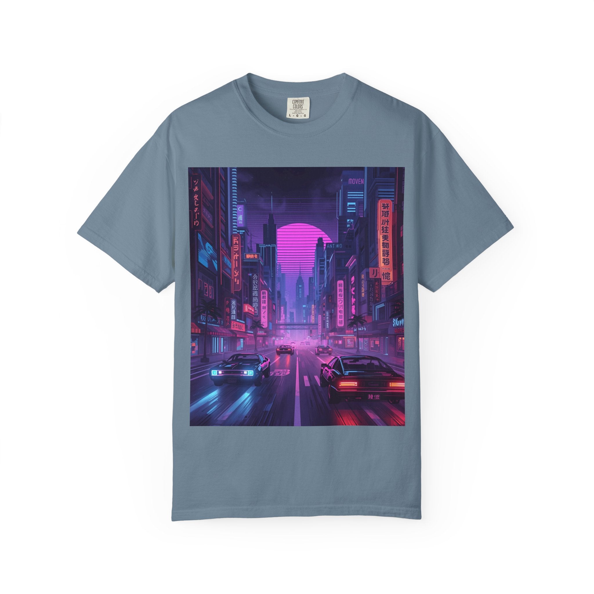Futuristic City Unisex T-Shirt, Trendy Graphic Tee, Streetwear Style, Perfect for Gifts, Casual Wear, Summer Vibes