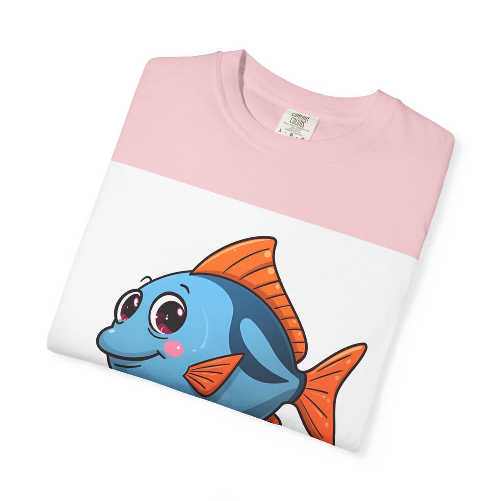 Here Fishy Fishy Fishy Unisex Garment-Dyed T-shirt