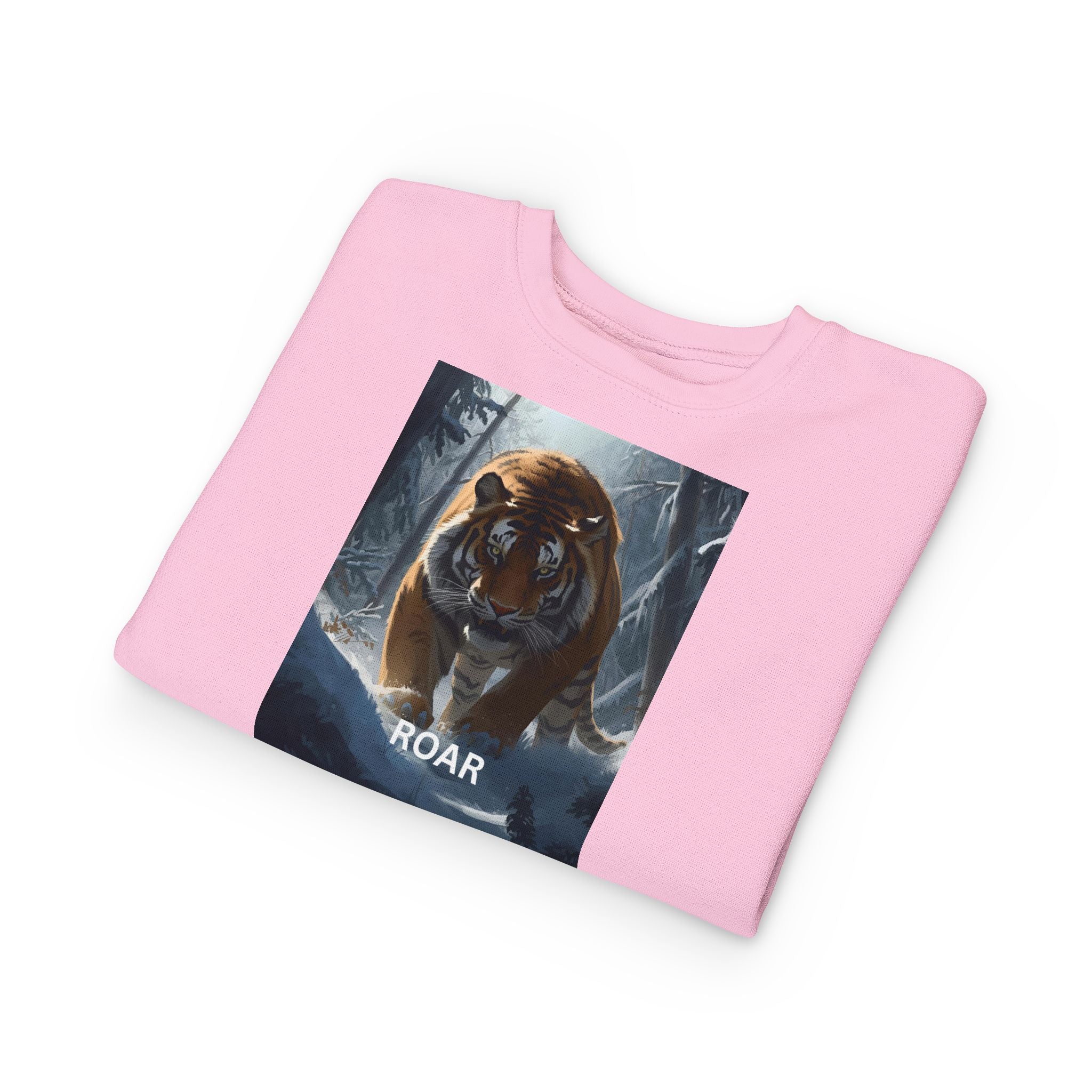 Tiger Roar Snow Toddler Sweatshirt