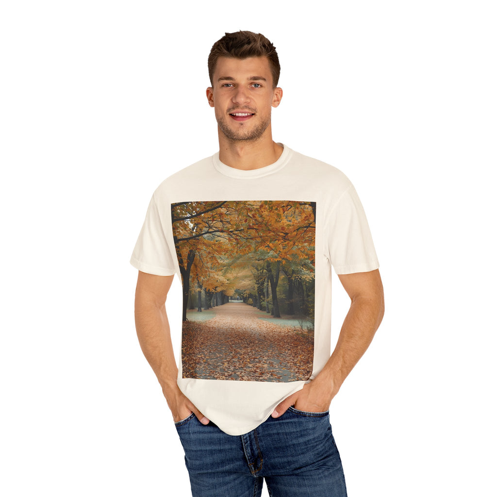 Autumn Pathway T-Shirt | Nature Lover Gift, Fall Fashion, Unisex Tee, Seasonal Wear, Cozy Vibes