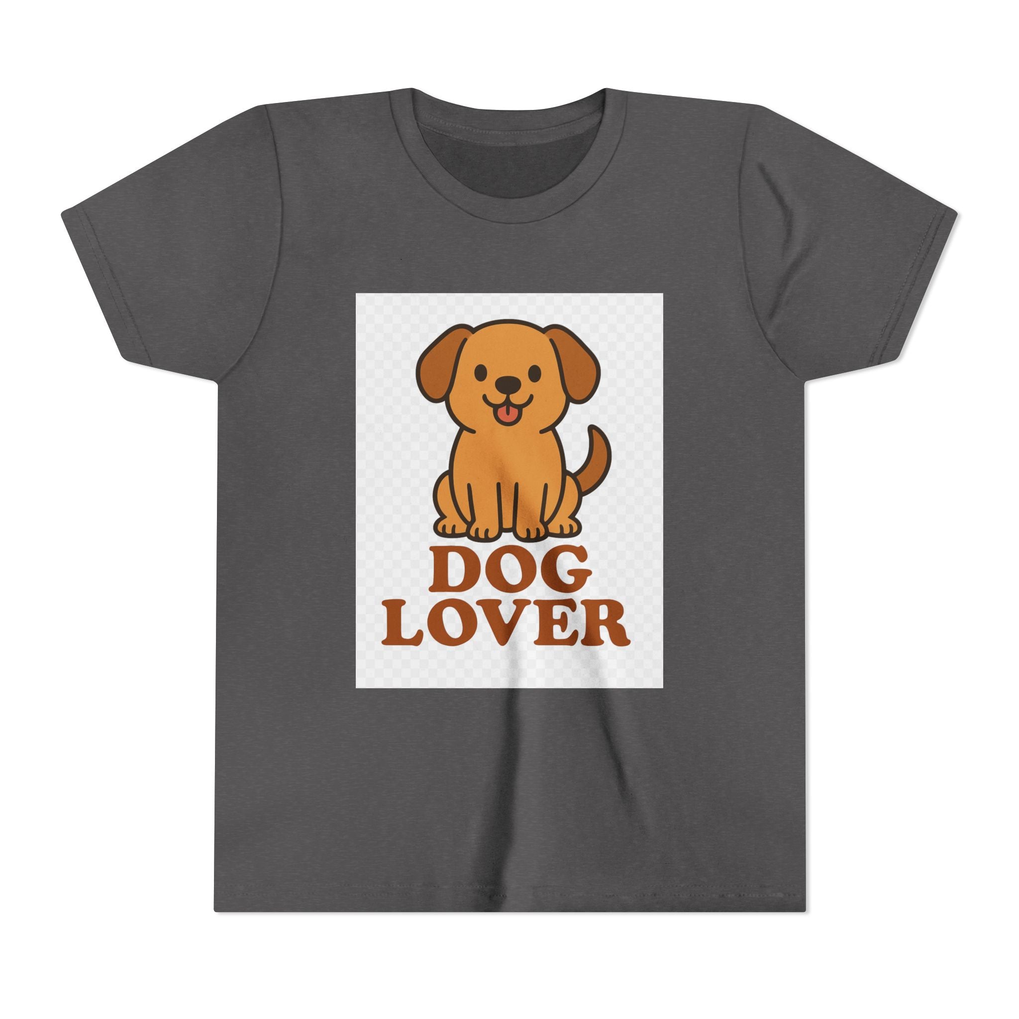 Cute Dog Lover Youth T-Shirt, Pet Lover Gift, Animal Tee, Kids Dog Shirt, Birthday Present for Kids, Fun Youth Apparel