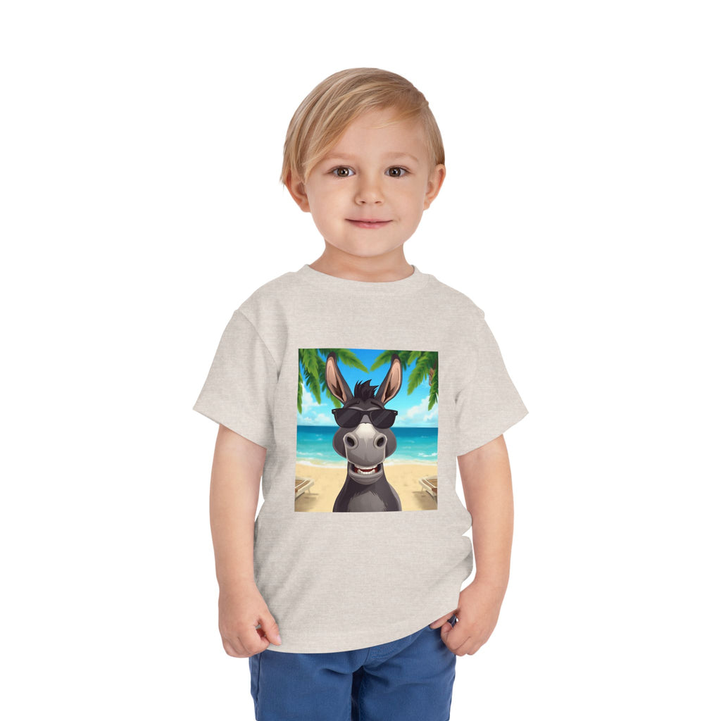Donkey Beach Vibe Toddler Short Sleeve Tee