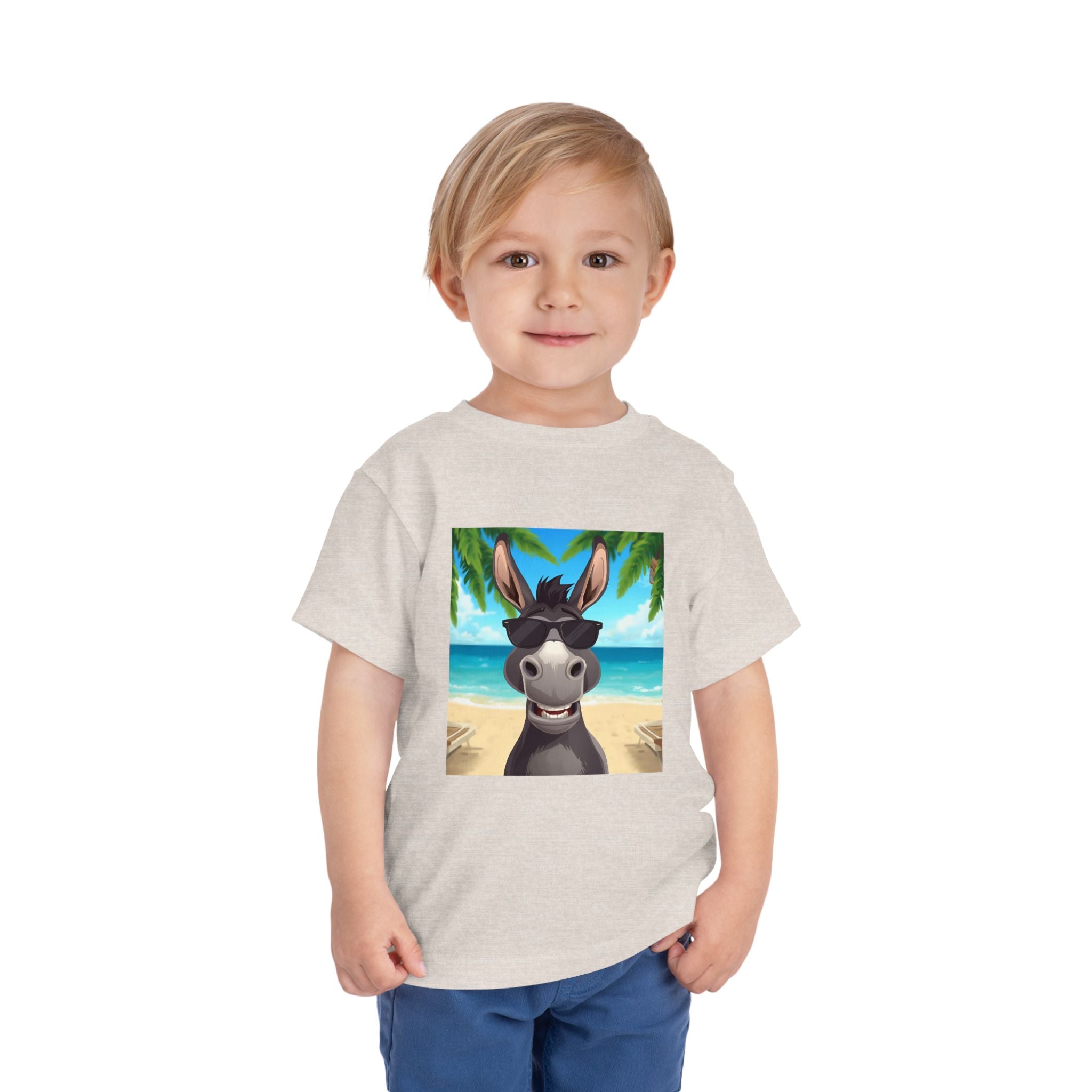 Donkey Beach Vibe Toddler Short Sleeve Tee