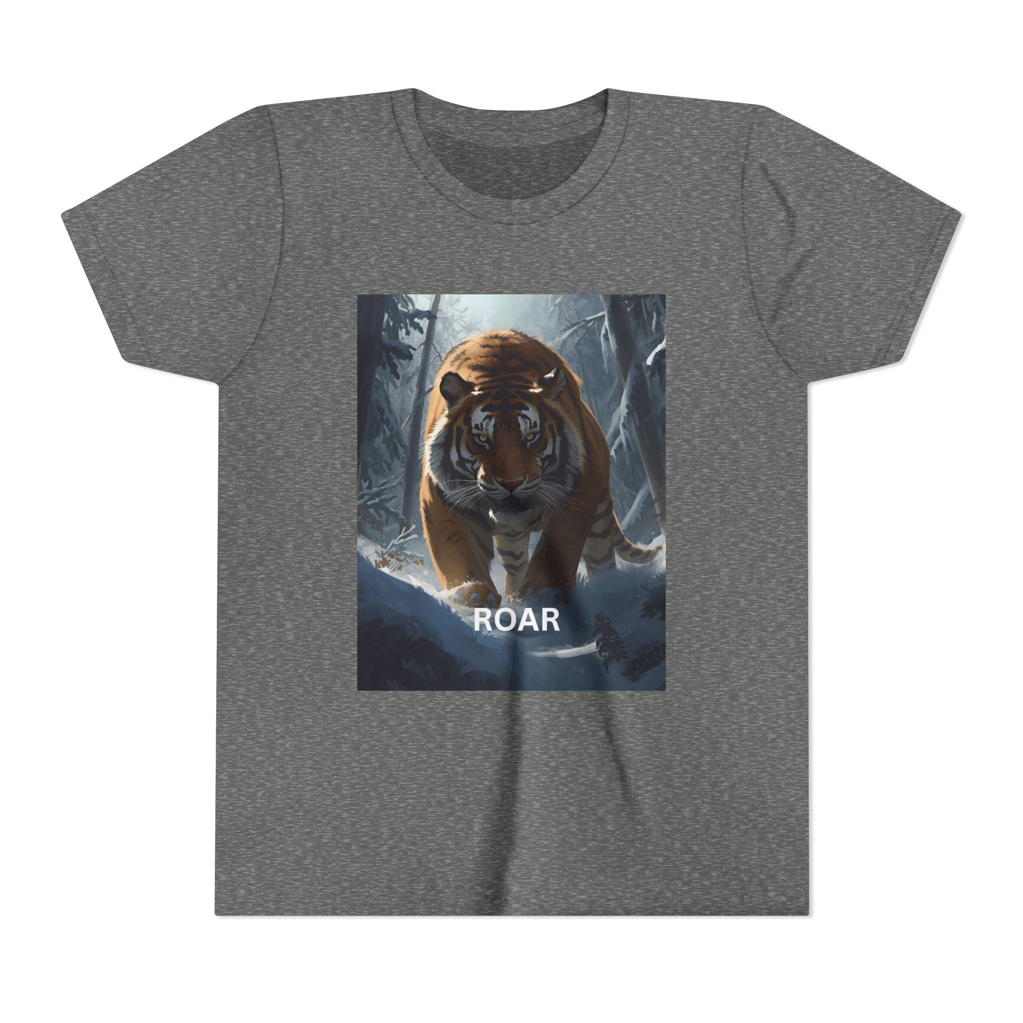 Tiger Roar Snow Youth Short Sleeve Tee