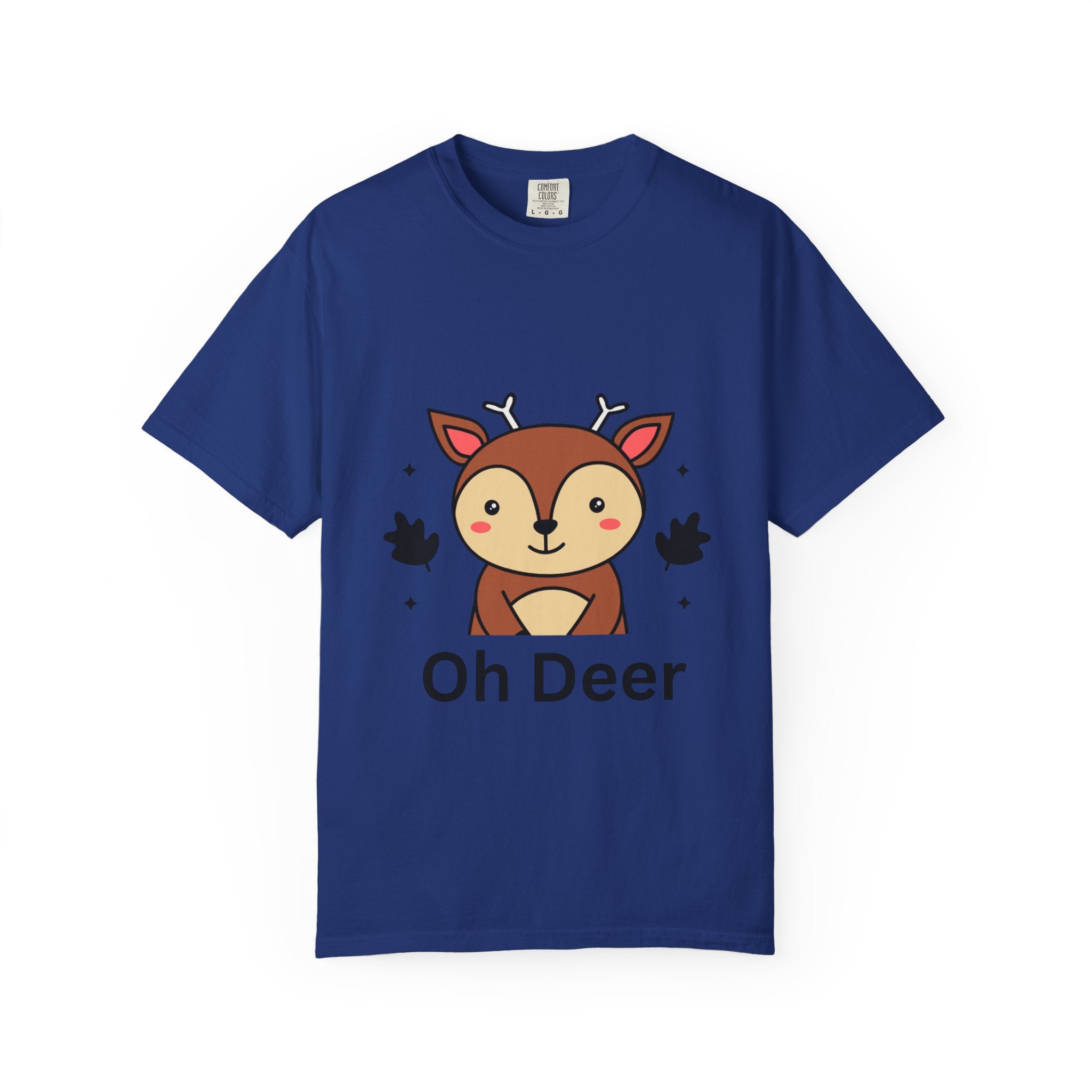 Cute Animal Graphic T-Shirt, Oh Deer Tee, Gift for Animal Lovers, Funny Shirt for Family, Casual Wear, Unisex Fashion