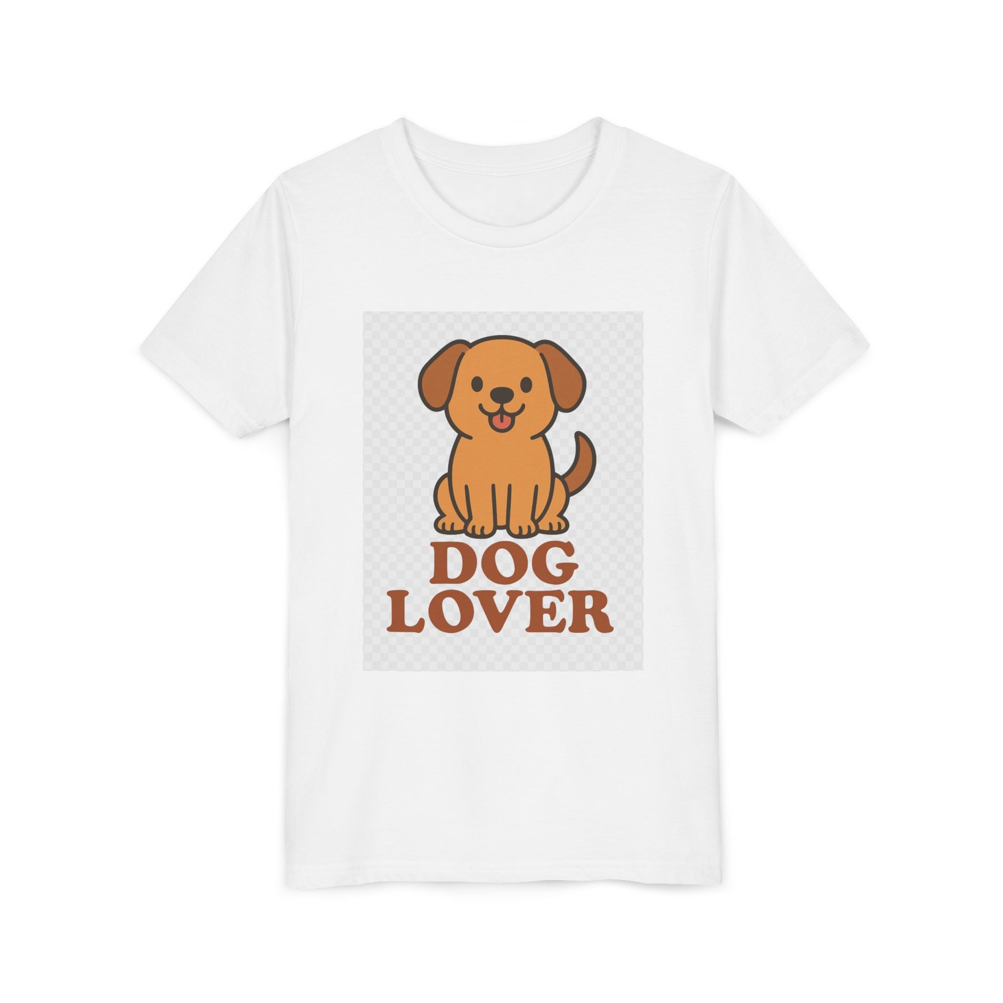 Cute Dog Lover Youth T-Shirt, Pet Lover Gift, Animal Tee, Kids Dog Shirt, Birthday Present for Kids, Fun Youth Apparel