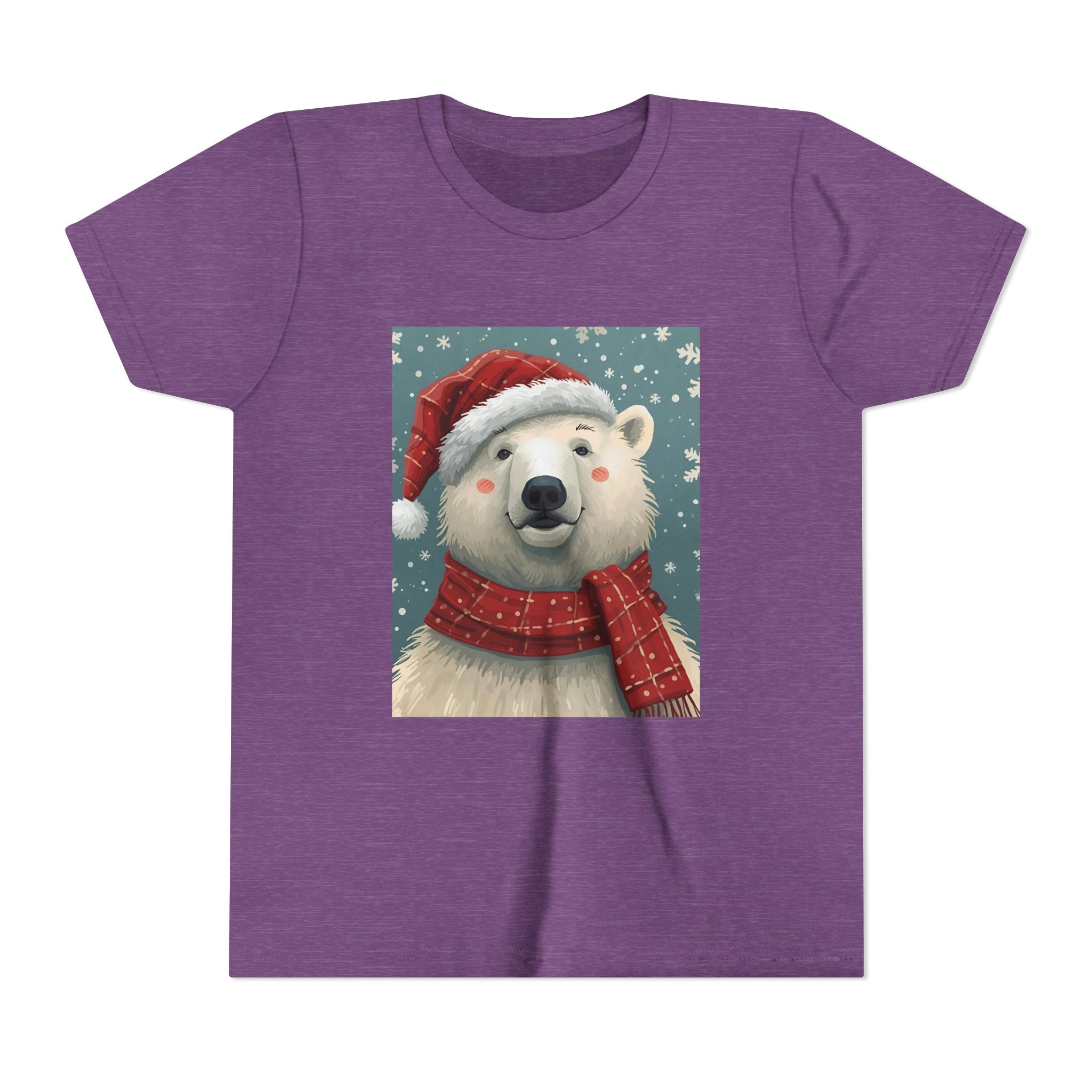 Christmas Bear Youth Short Sleeve Tee