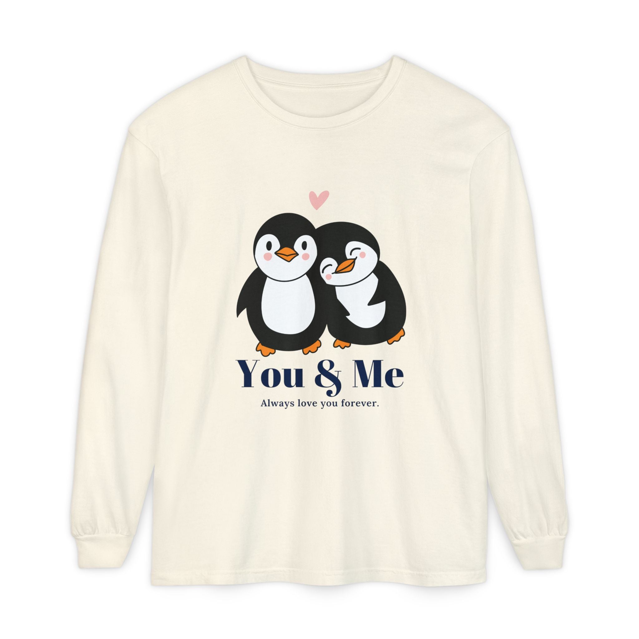 Adorable Penguin Love Long Sleeve T-Shirt | Cute Couples Gift, Valentine's Day Apparel, Matching Tees, Cozy Date Night Wear, [...]