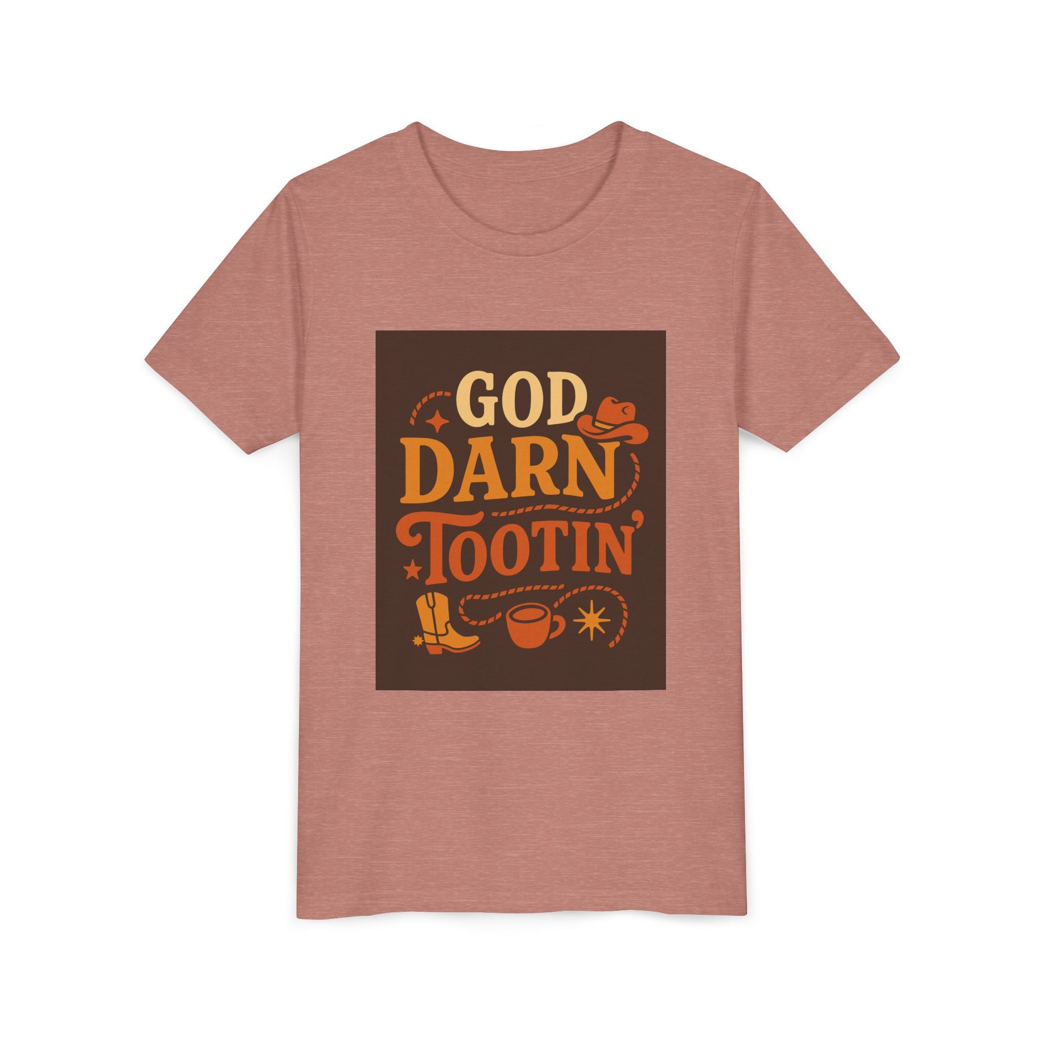 God Darn Tootin Youth Short Sleeve Tee