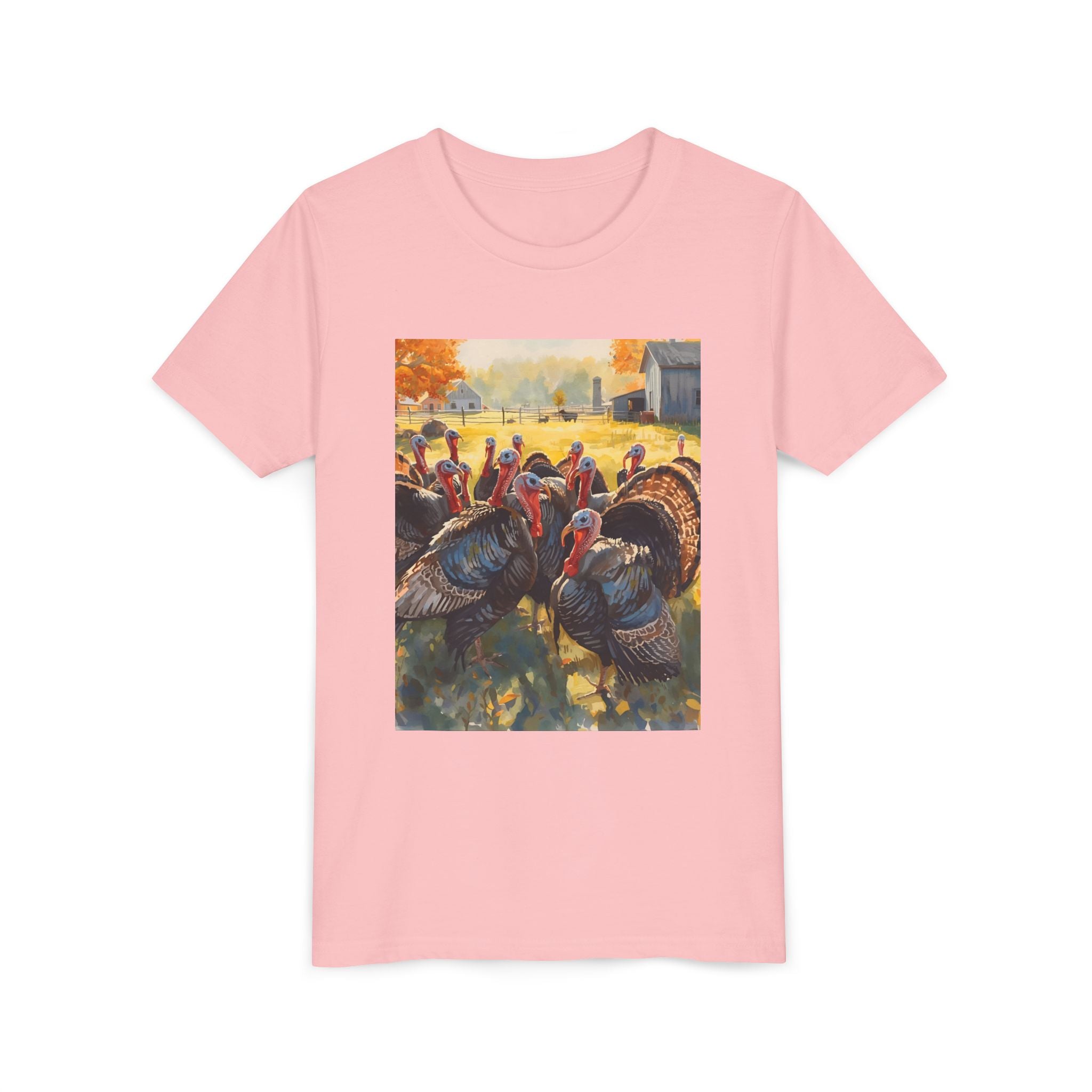 Thanksgiving Turkey Youth Short Sleeve Tee