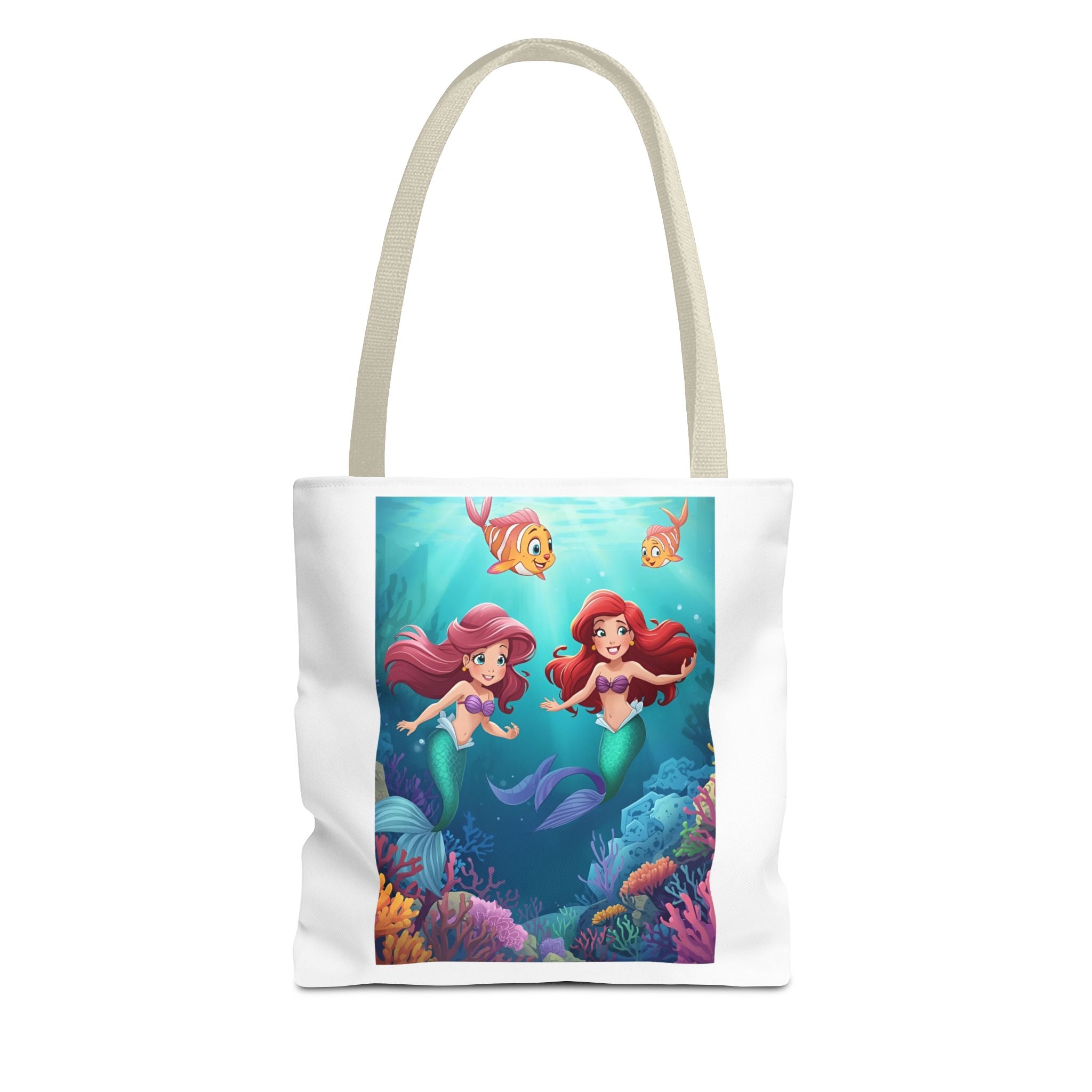 Whimsical Mermaid Tote Bag, Ocean Adventure, Beach Day Essential, Gift for Sea Lovers, Cute Shopping Bag, Summer Vibes