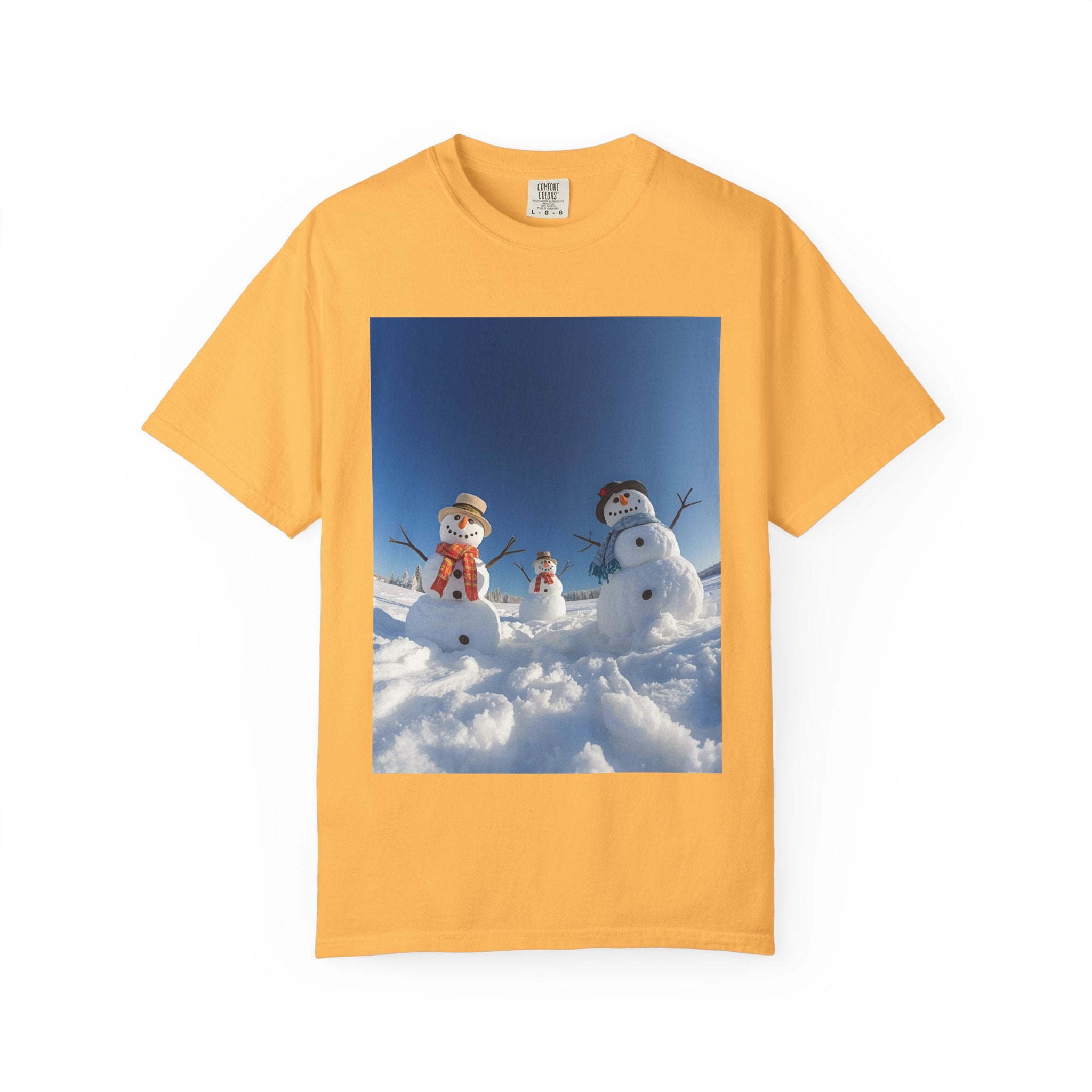 Festive Christmas Winter Wonderland Snowman T-shirt, Holiday Apparel, Christmas Gift, Unisex Tees, Cozy Winter Outfit, Family Fun