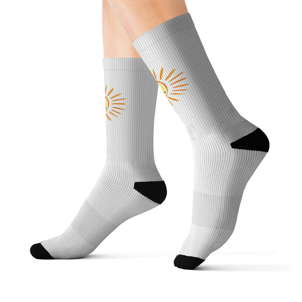 Sunshine Sublimation Socks