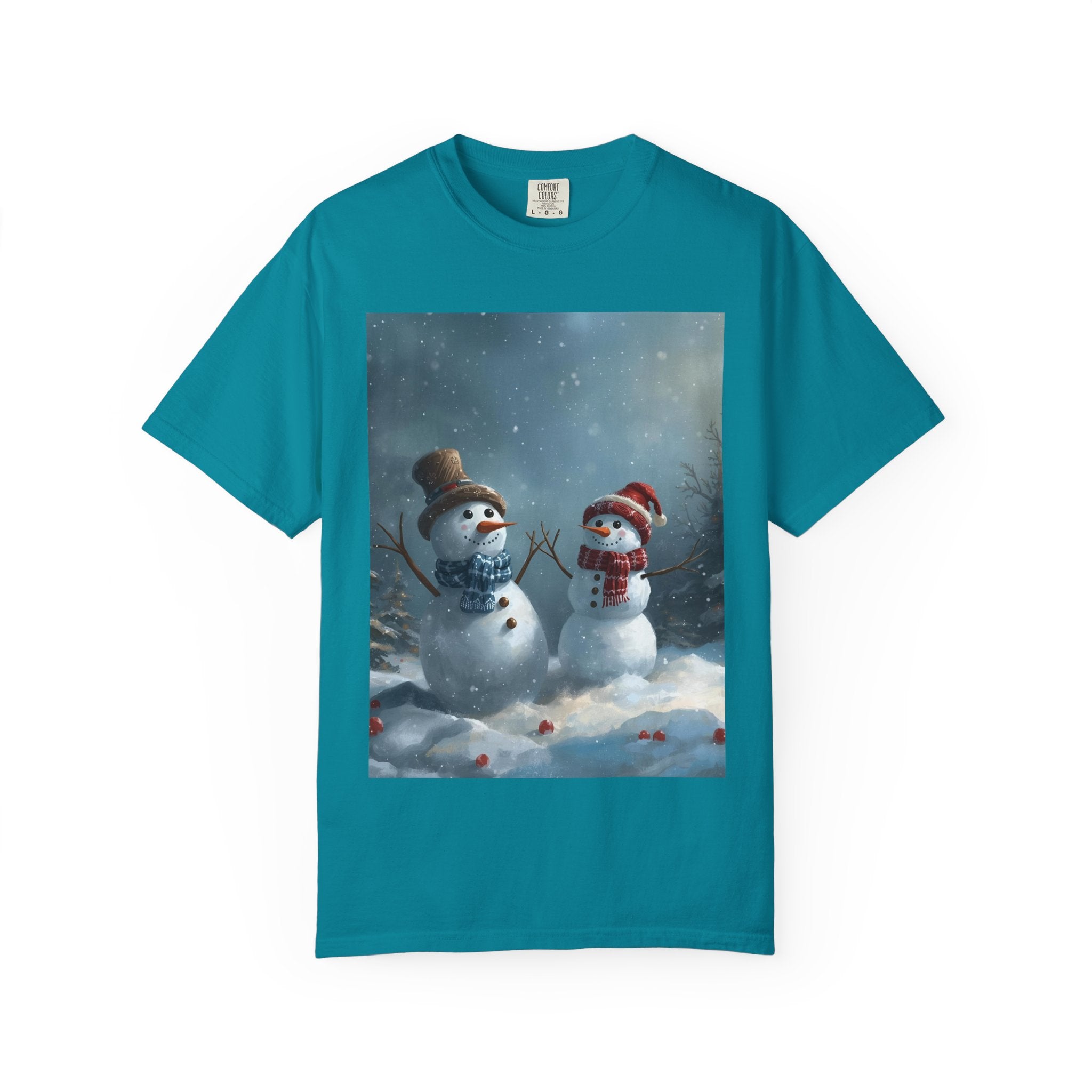 Christmas Winter Snowman T-Shirt, Festive Holiday Tee, Family Holiday Shirt, Cozy Winter Outfit, Seasonal Gift Idea